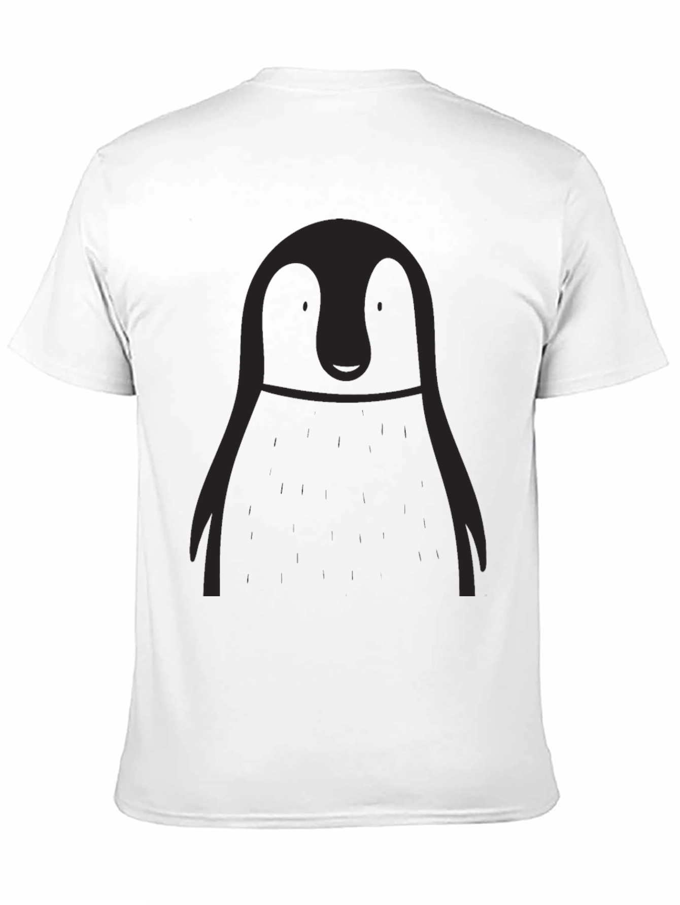 Penguin Graphic Black T-Shirt - Soft Cotton Blend