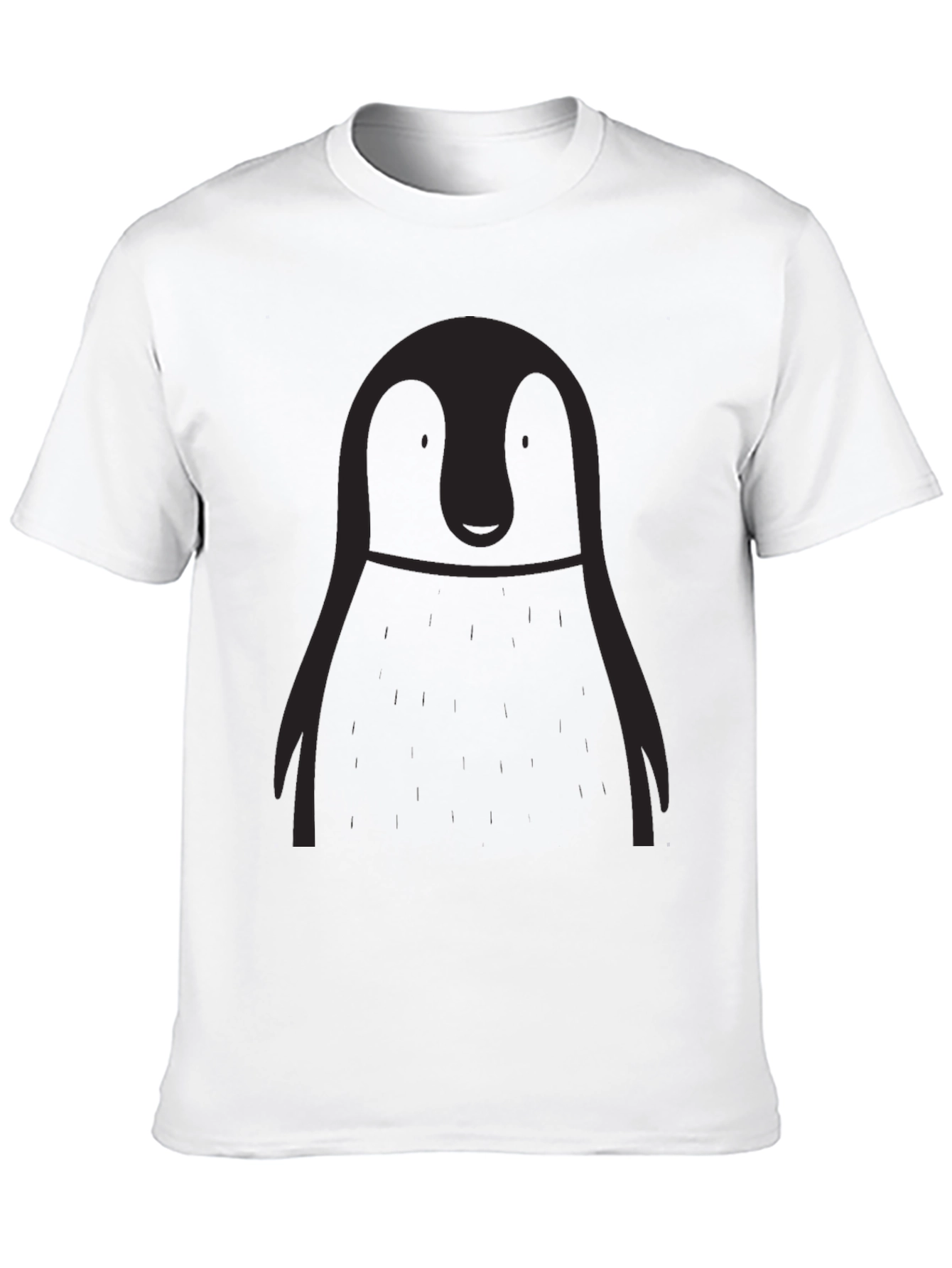 Penguin Graphic Black T-Shirt - Soft Cotton Blend