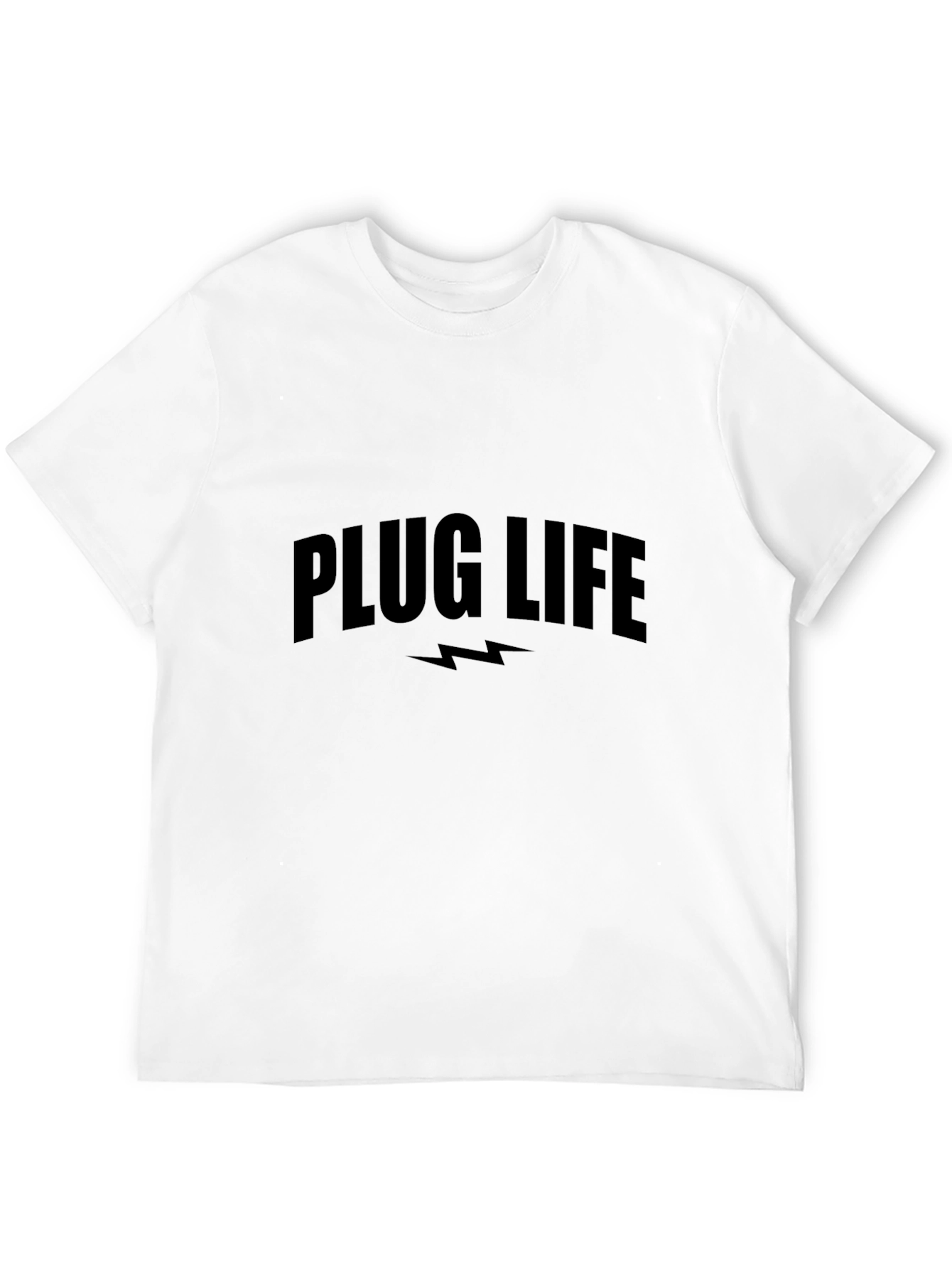 Plug Life Black Graphic Tee