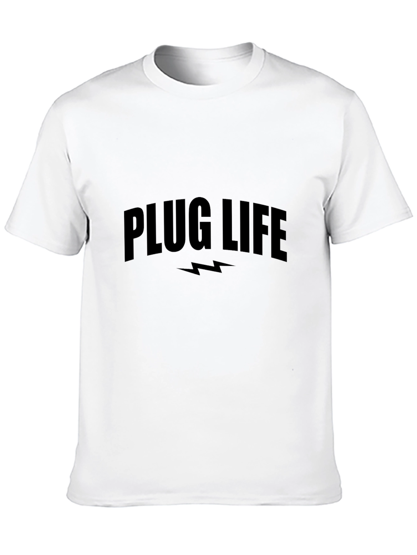Plug Life Black Graphic Tee