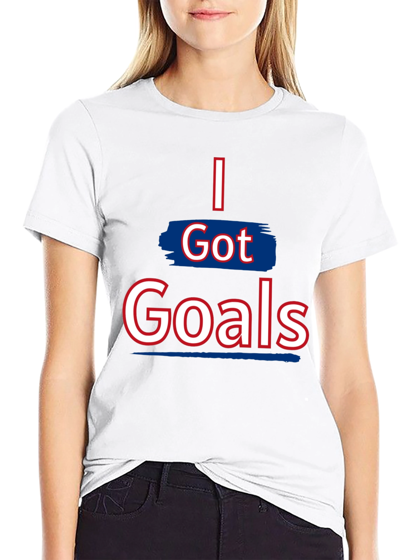 I Got Goals Graphic Tee - Motivational T-Shirt