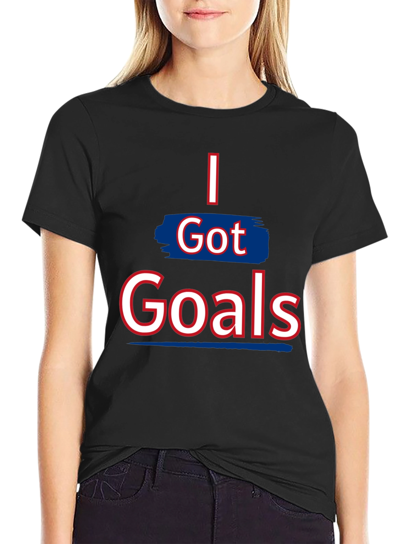 I Got Goals Graphic Tee - Motivational T-Shirt