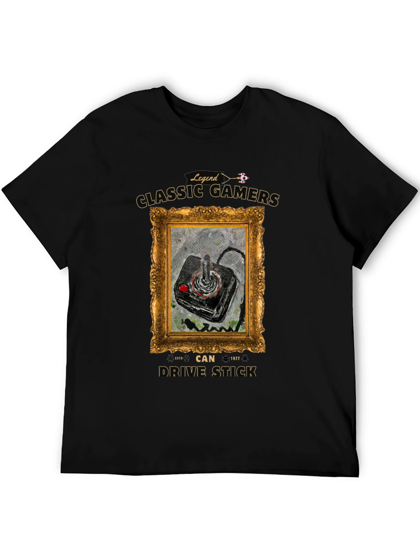 Classic Gamers Drive Stick T-Shirt