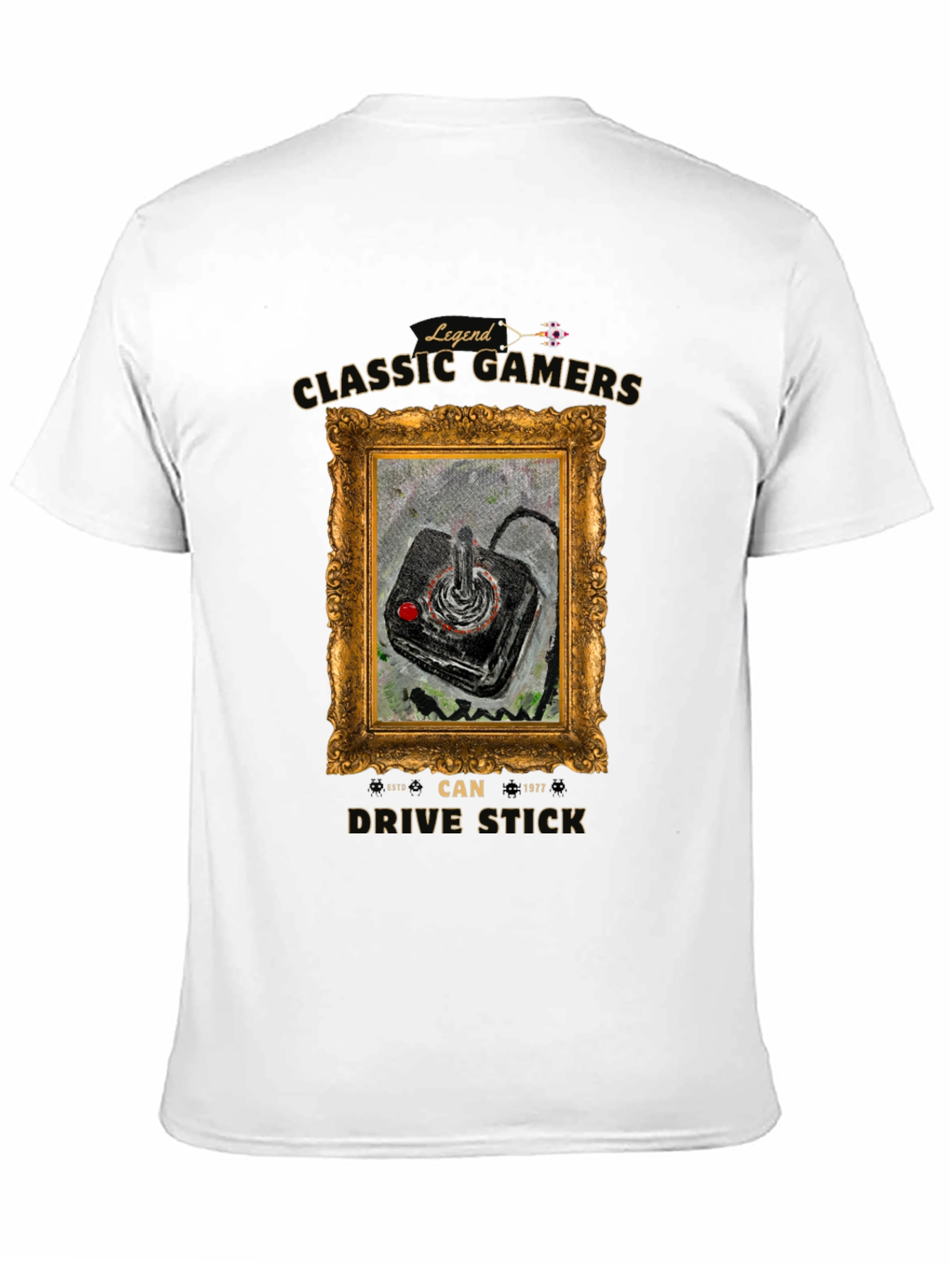 Classic Gamers Drive Stick T-Shirt