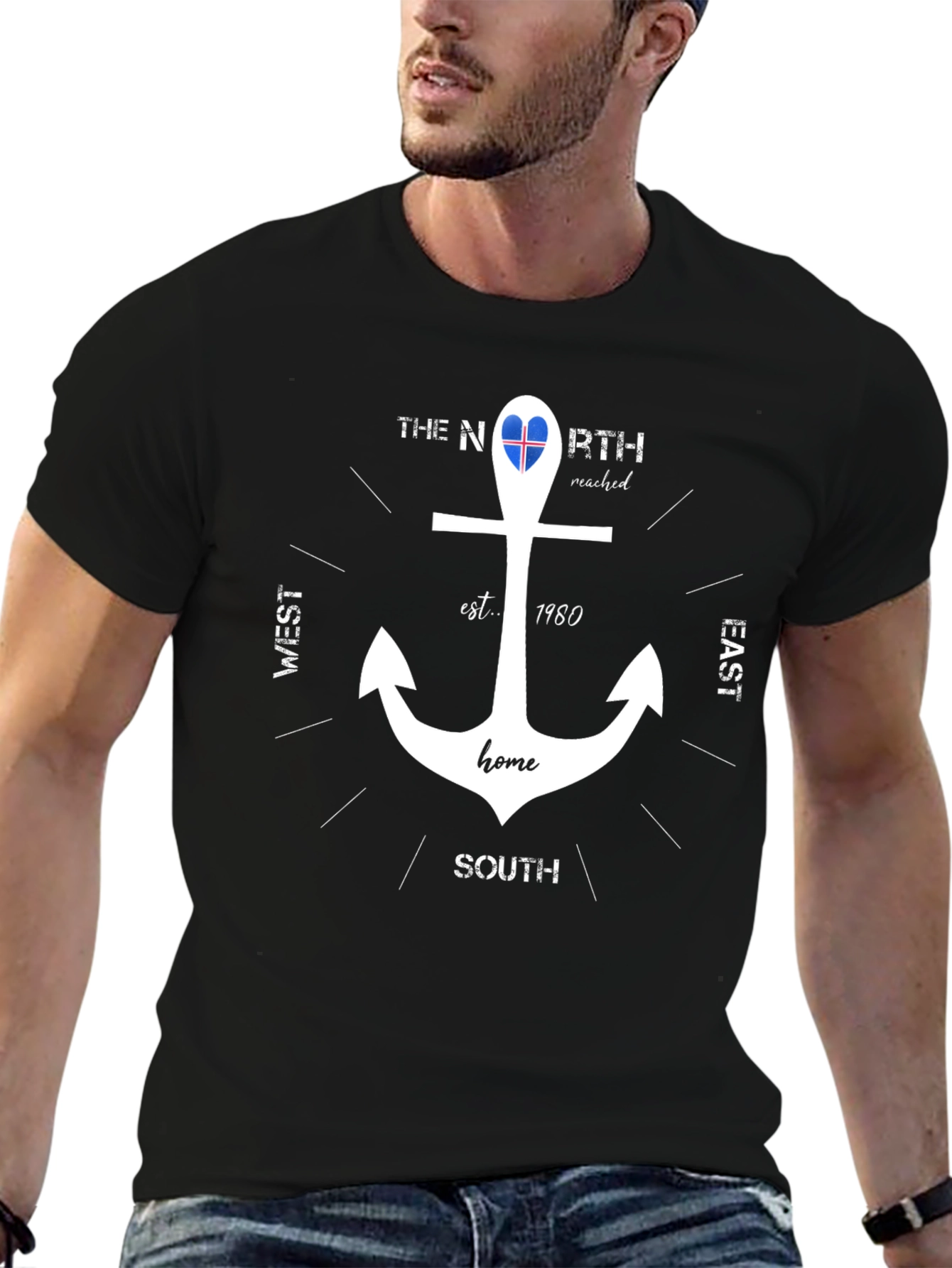 Nautical Anchor T-Shirt - Iceland Edition