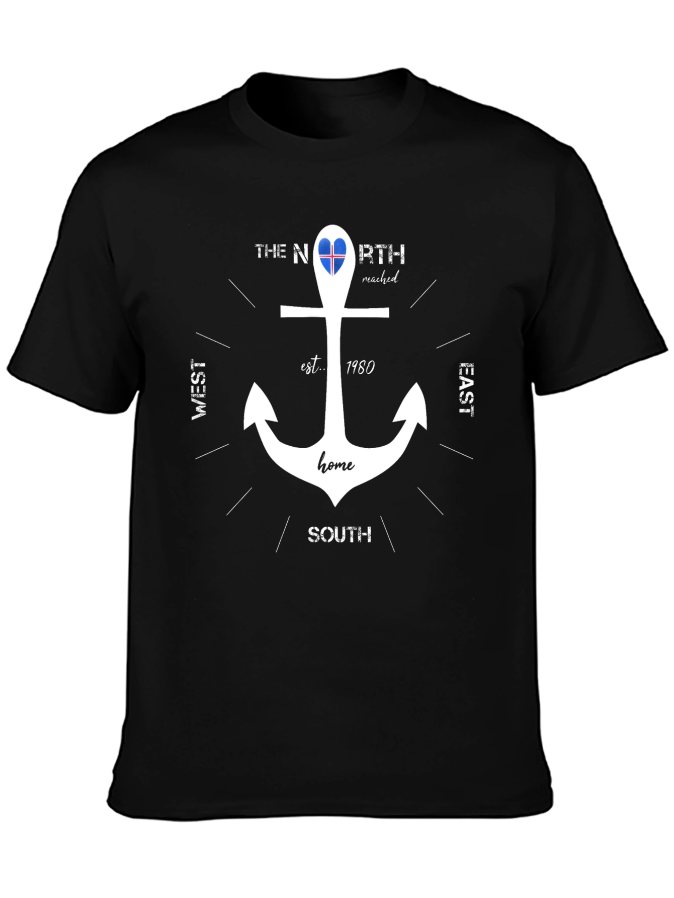 Nautical Anchor T-Shirt - Iceland Edition