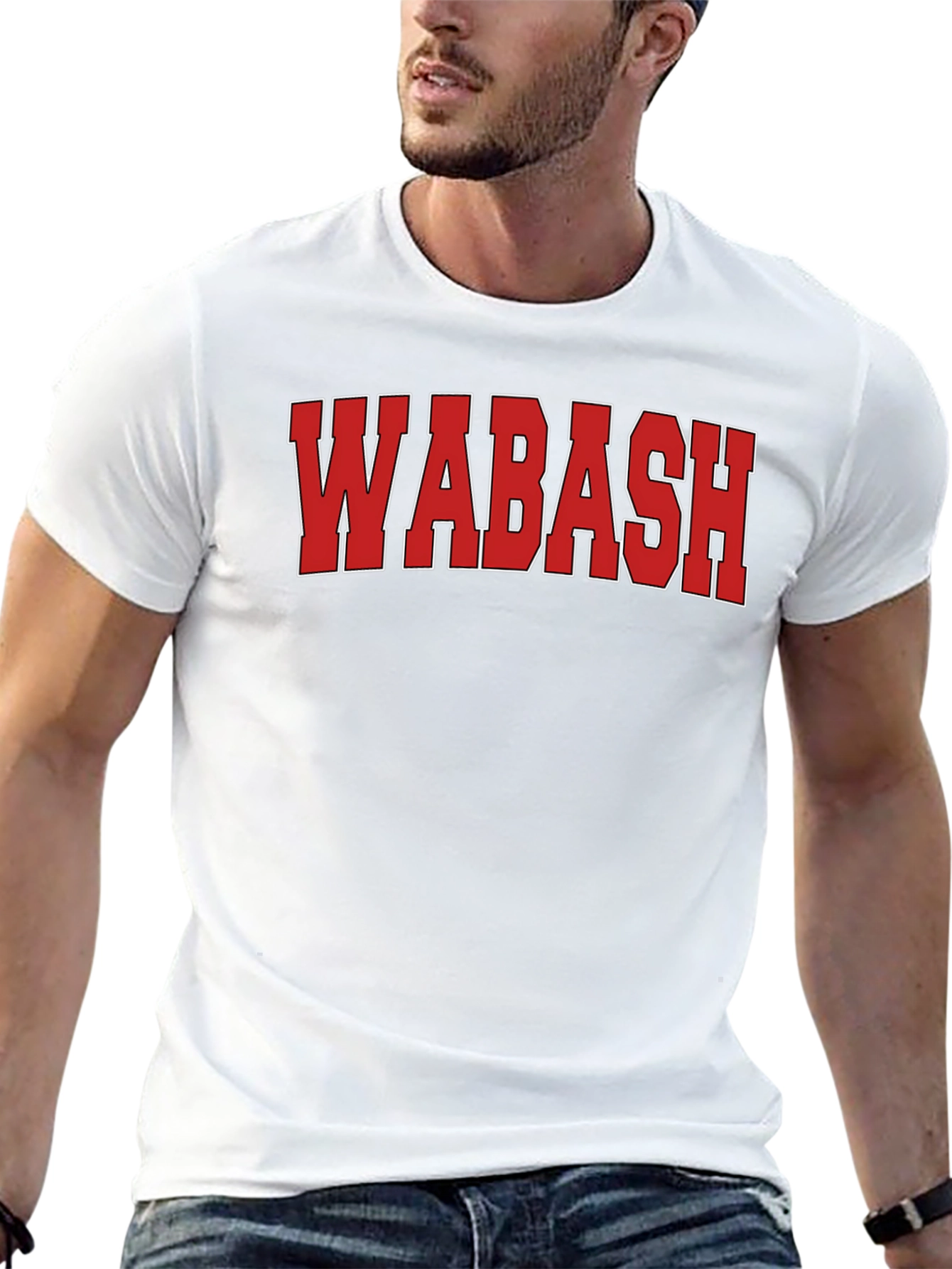 Wabash T-Shirt Black College Apparel