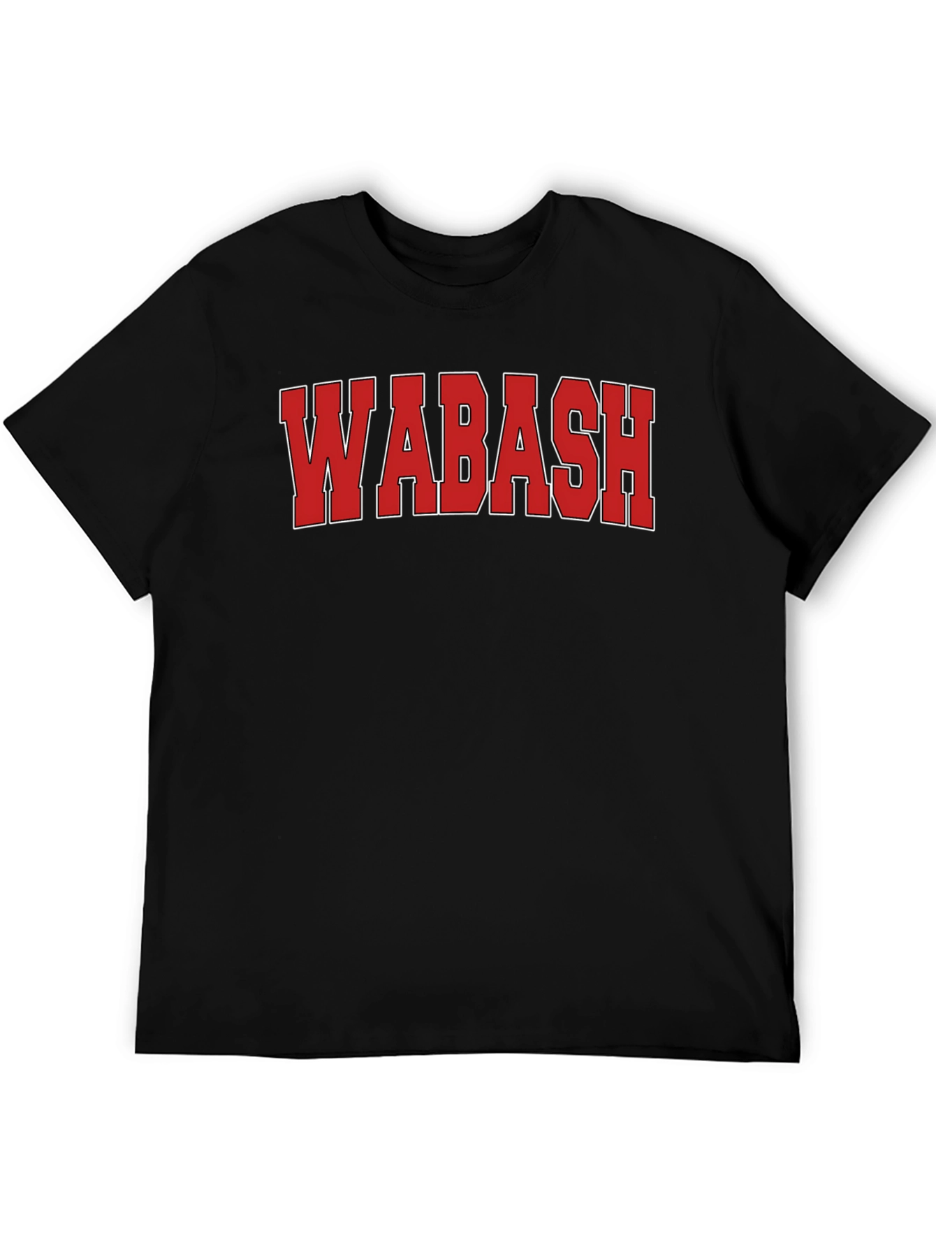 Wabash T-Shirt Black College Apparel