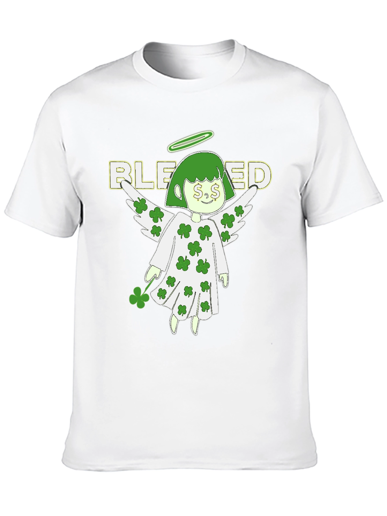 Blessed St. Patricks Day Angel T-Shirt