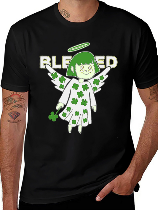 Blessed St. Patricks Day Angel T-Shirt