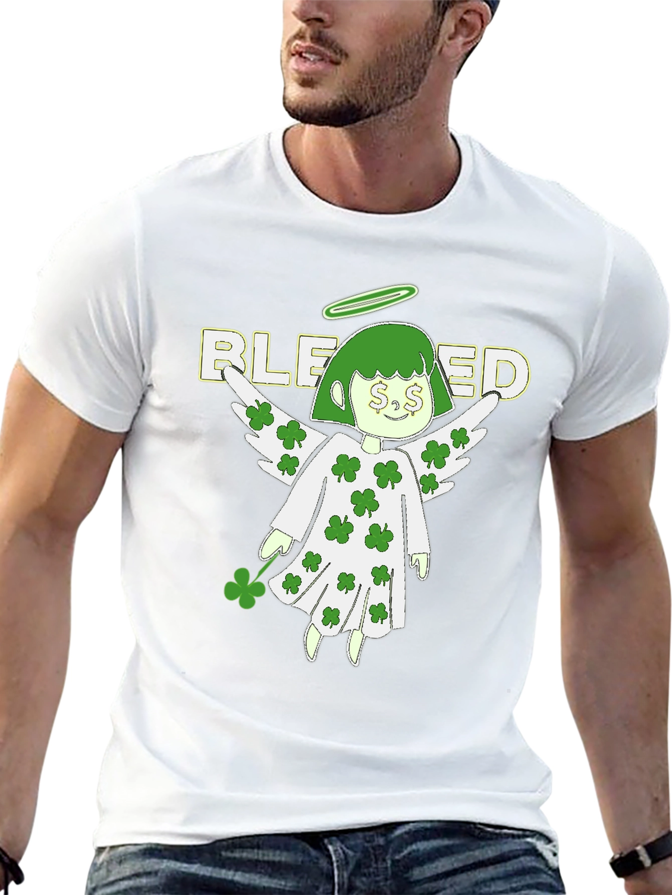Blessed St. Patricks Day Angel T-Shirt