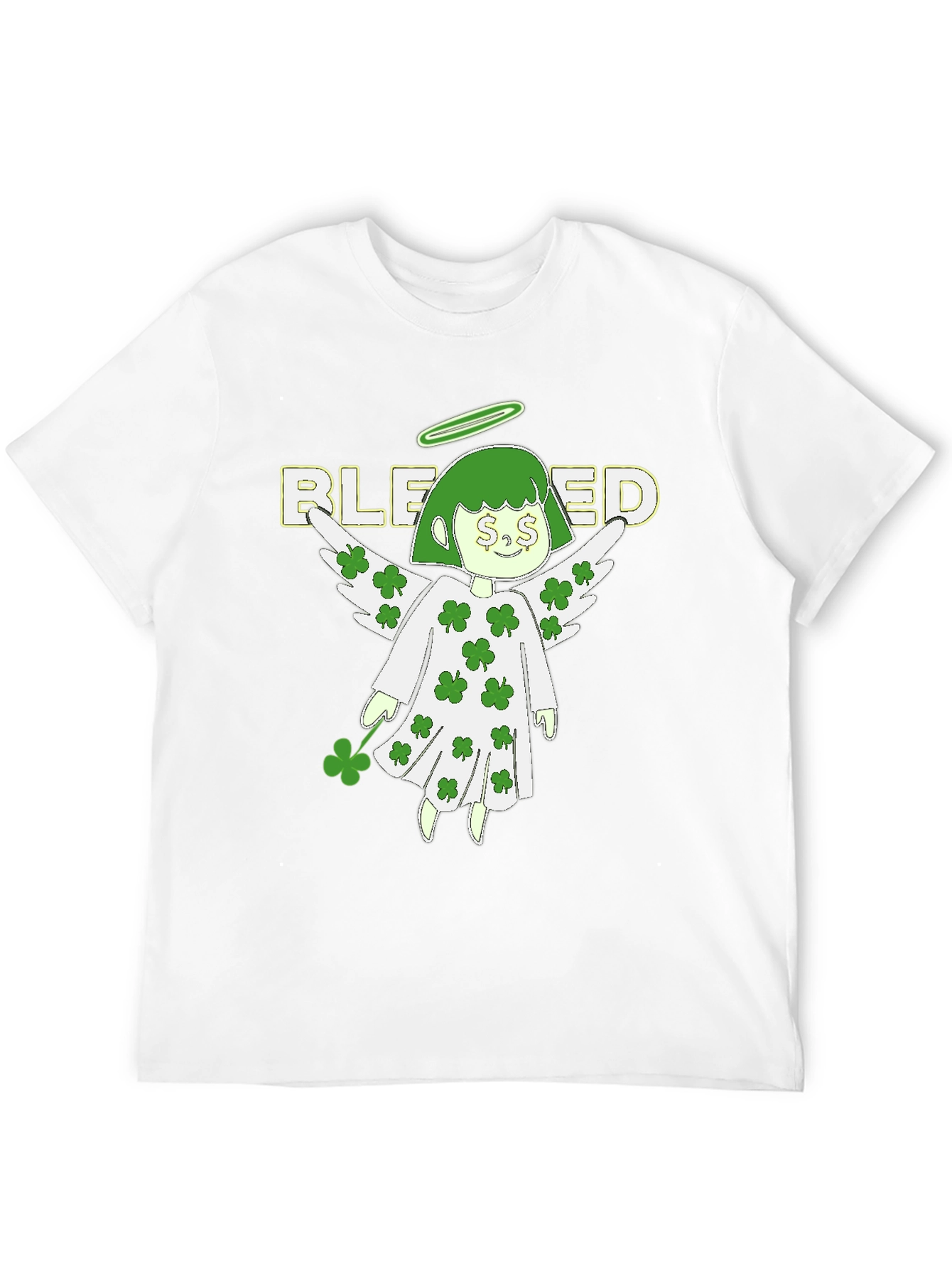 Blessed St. Patricks Day Angel T-Shirt