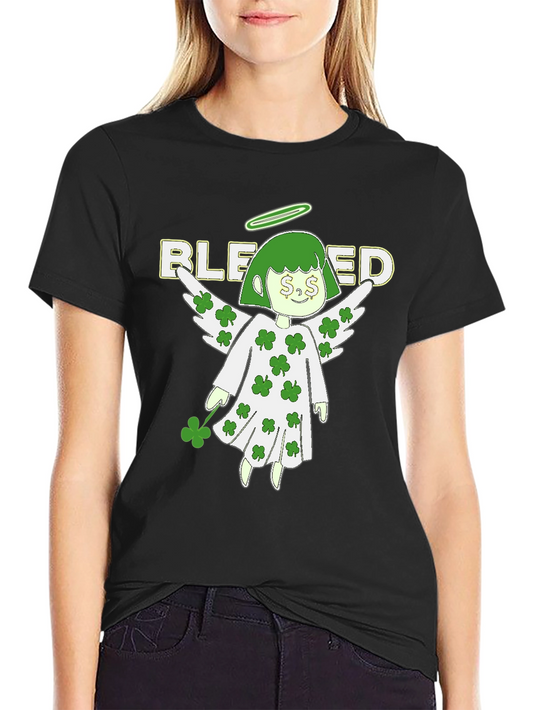 Blessed St. Patricks Day Angel T-Shirt