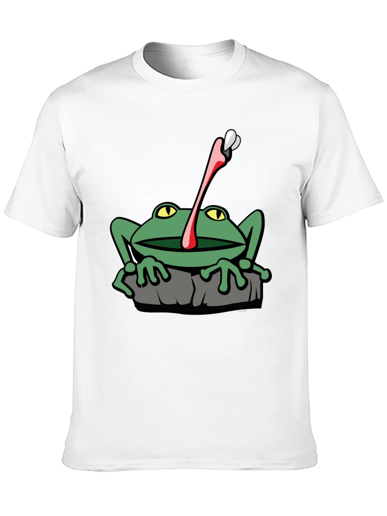 Frog Catching Fly Graphic T-Shirt