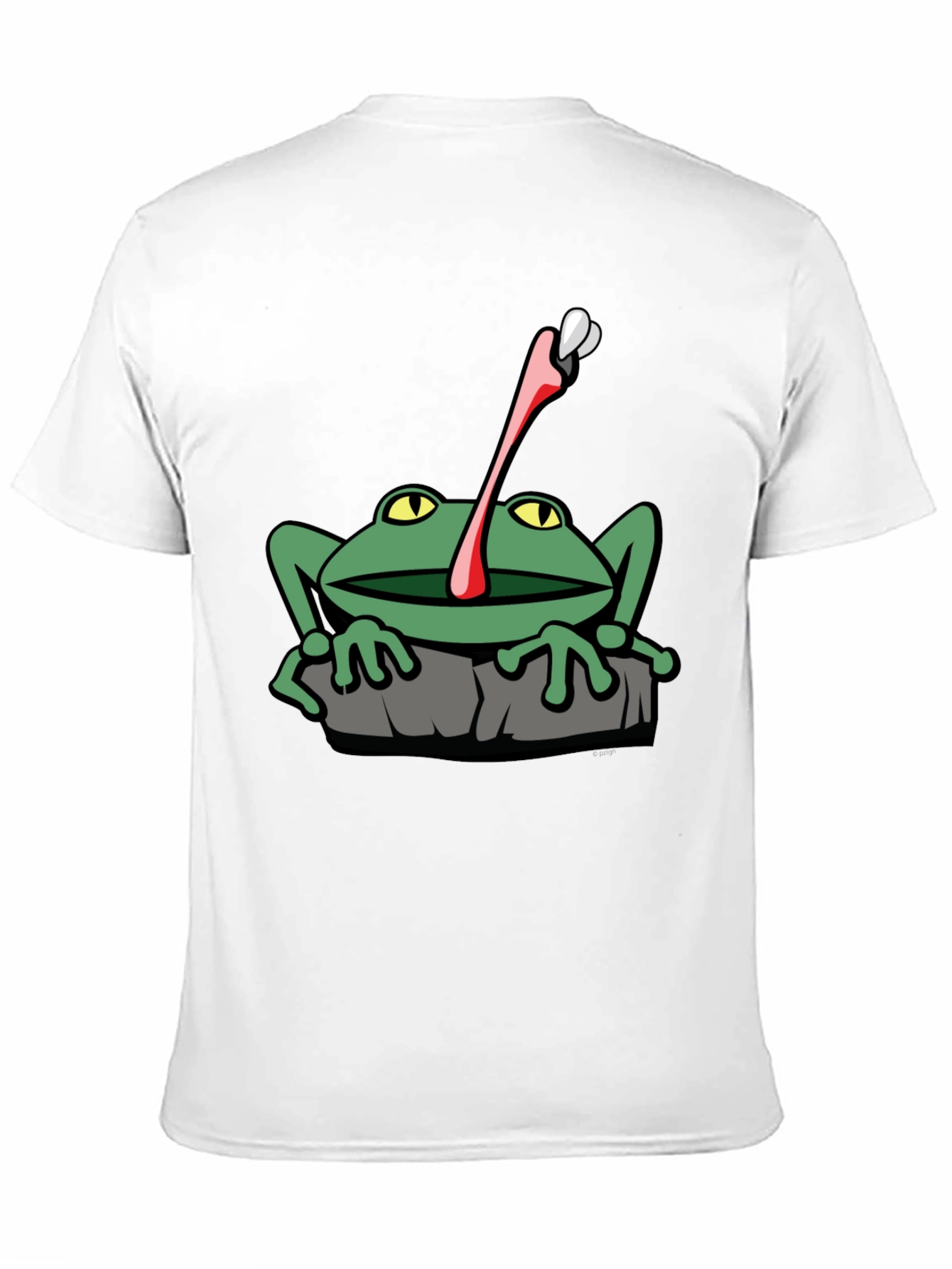 Frog Catching Fly Graphic T-Shirt