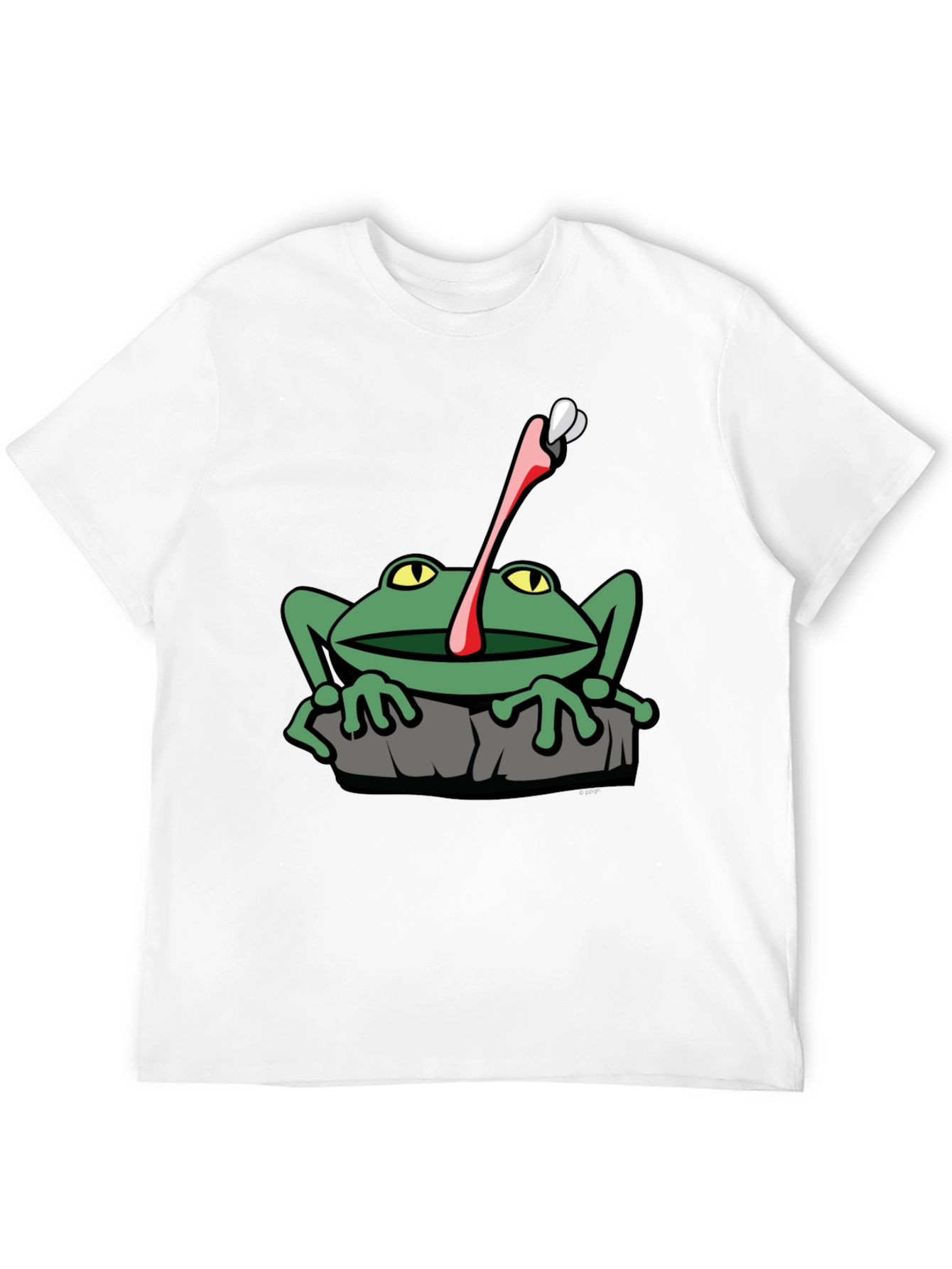 Frog Catching Fly Graphic T-Shirt