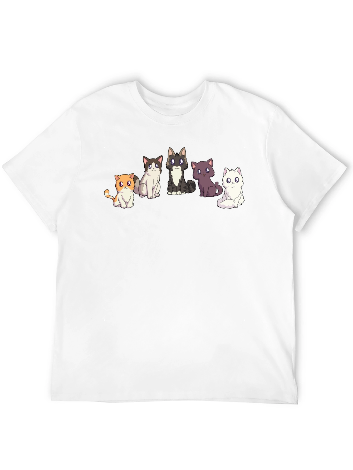 Cute Cartoon Cat T-Shirt