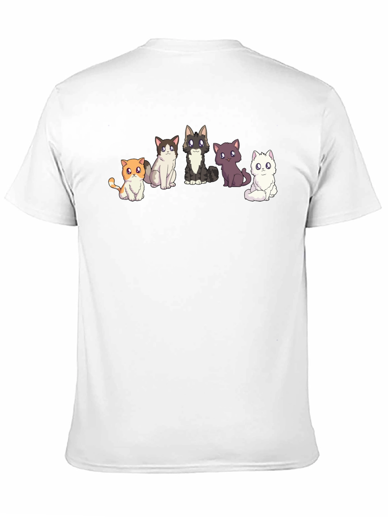 Cute Cartoon Cat T-Shirt