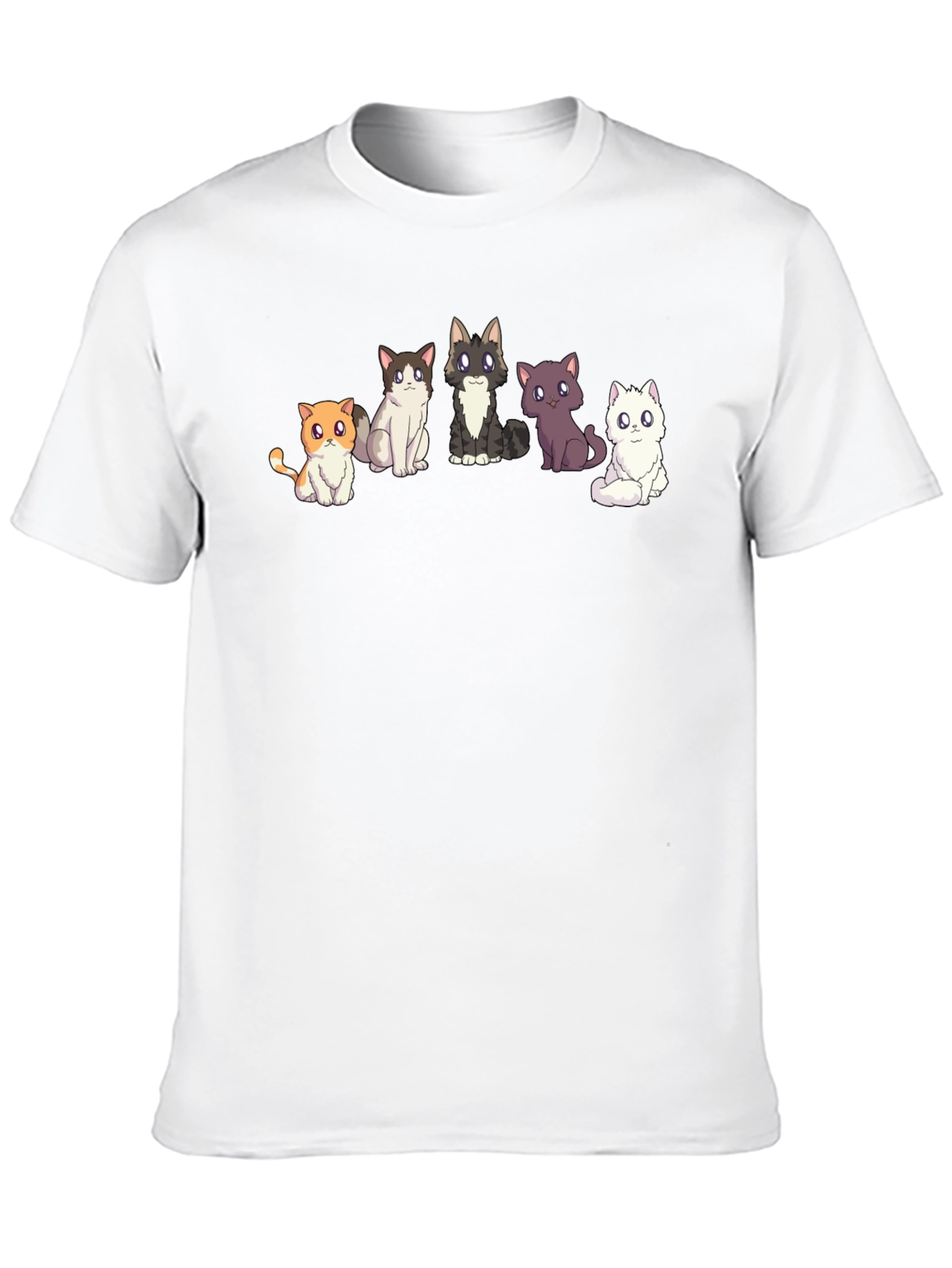 Cute Cartoon Cat T-Shirt