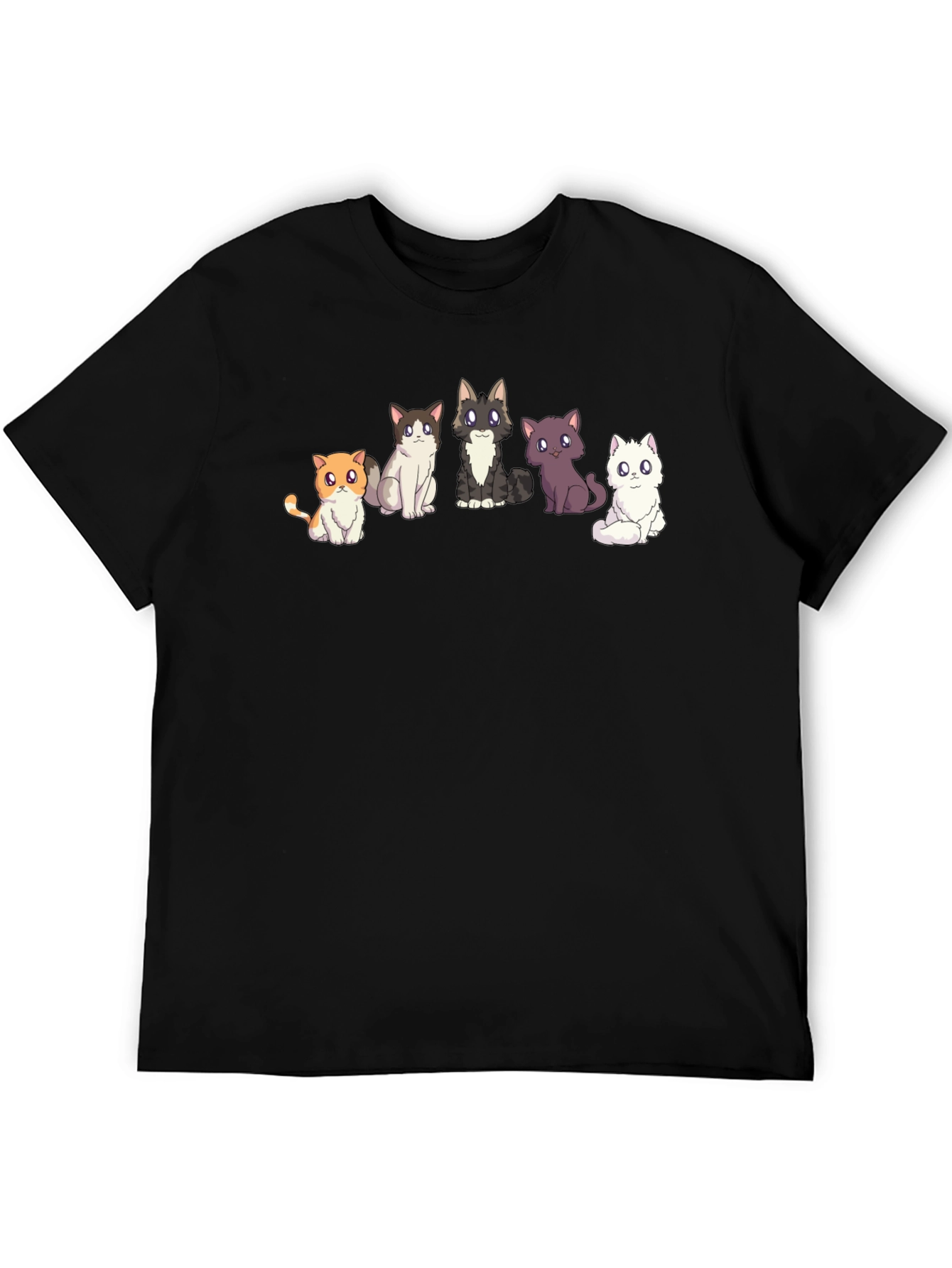 Cute Cartoon Cat T-Shirt