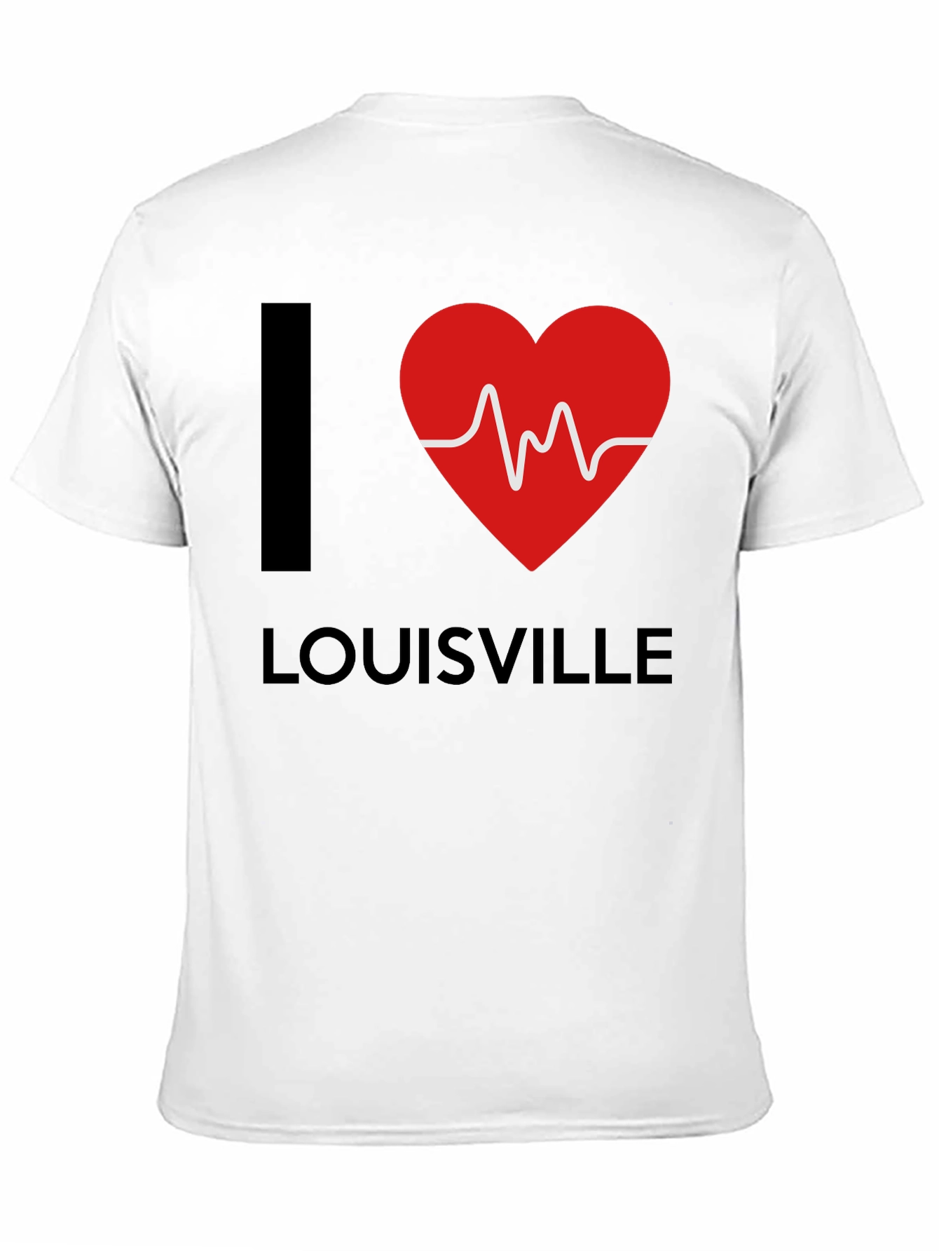 I Heart Louisville Black Graphic T-Shirt