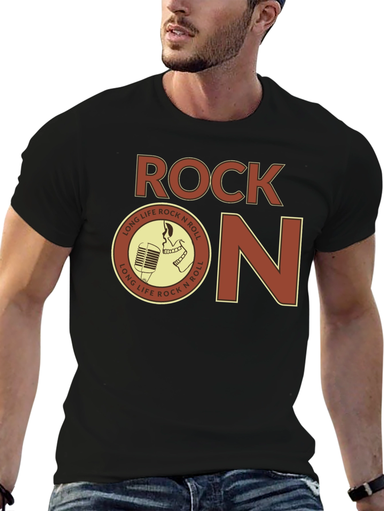 Rock On Graphic T-Shirt - Classic Rock Apparel