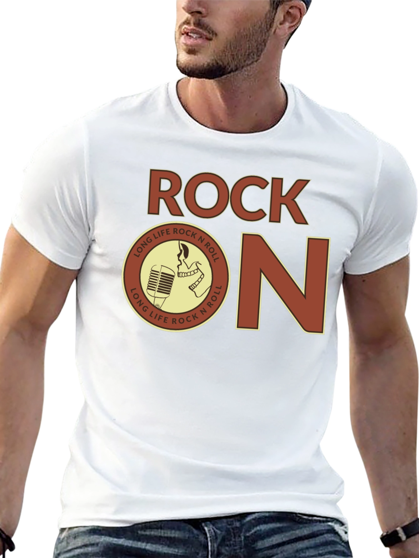 Rock On Graphic T-Shirt - Classic Rock Apparel