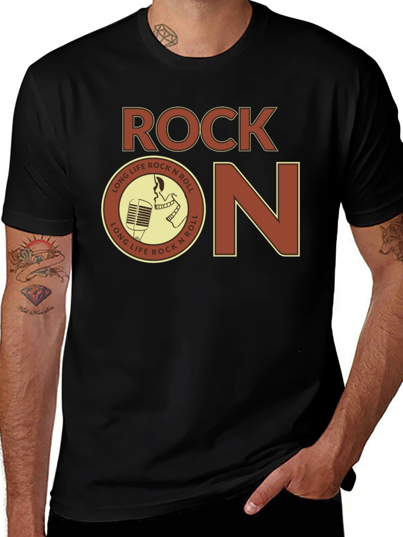 Rock On Graphic T-Shirt - Classic Rock Apparel