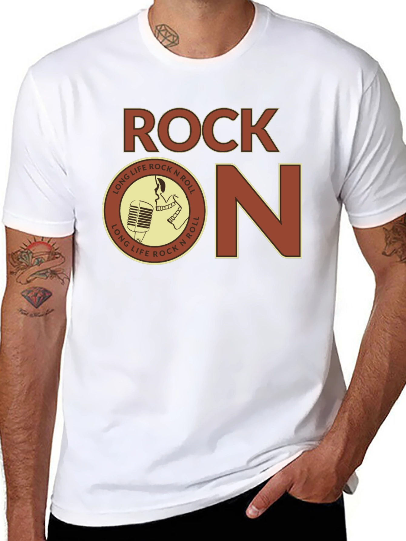 Rock On Graphic T-Shirt - Classic Rock Apparel
