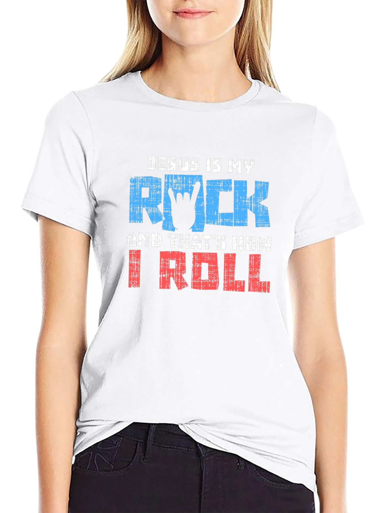 Jesus Is My Rock T-Shirt - Christian Apparel