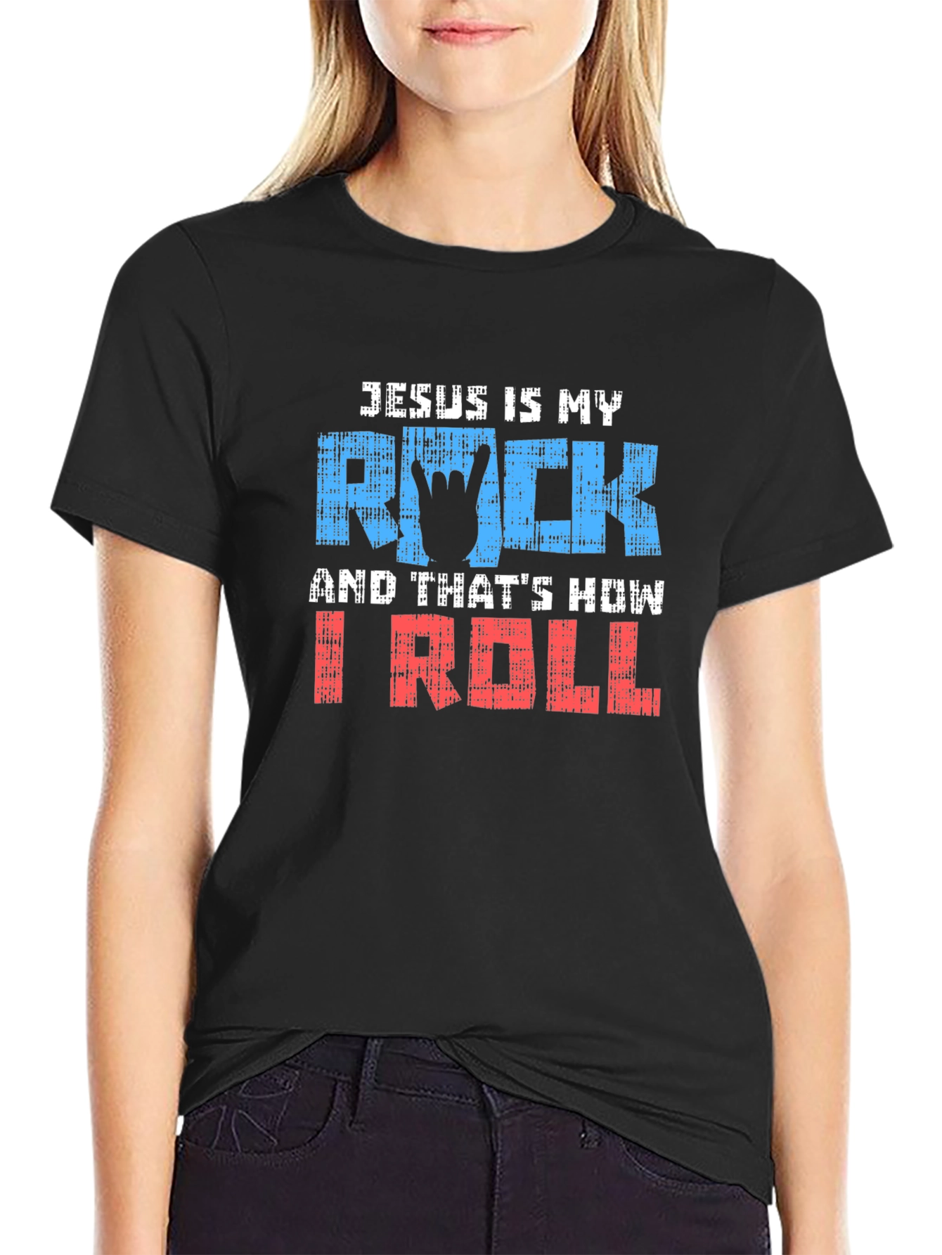 Jesus Is My Rock T-Shirt - Christian Apparel