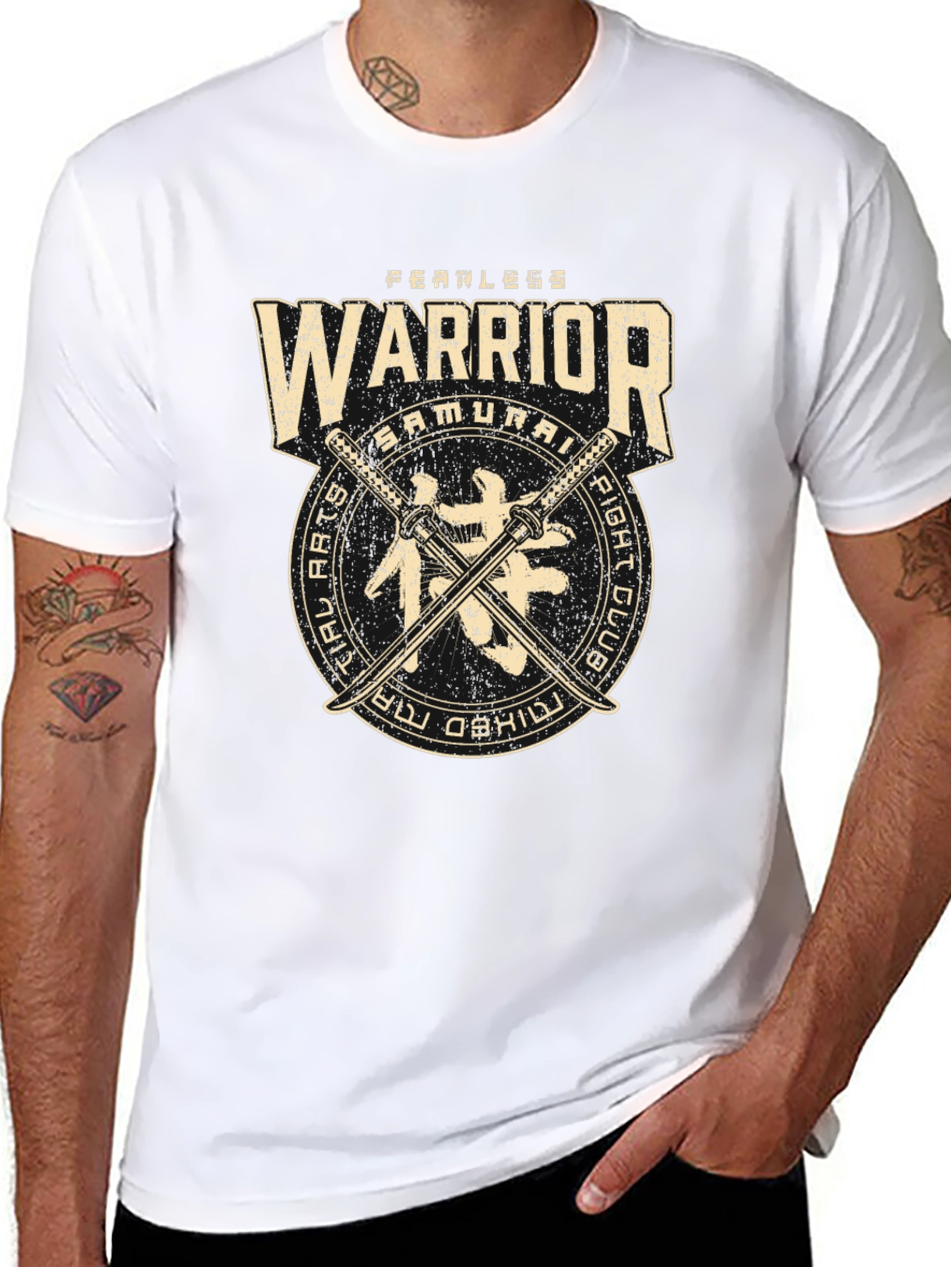 Fearless Warrior Samurai T-Shirt