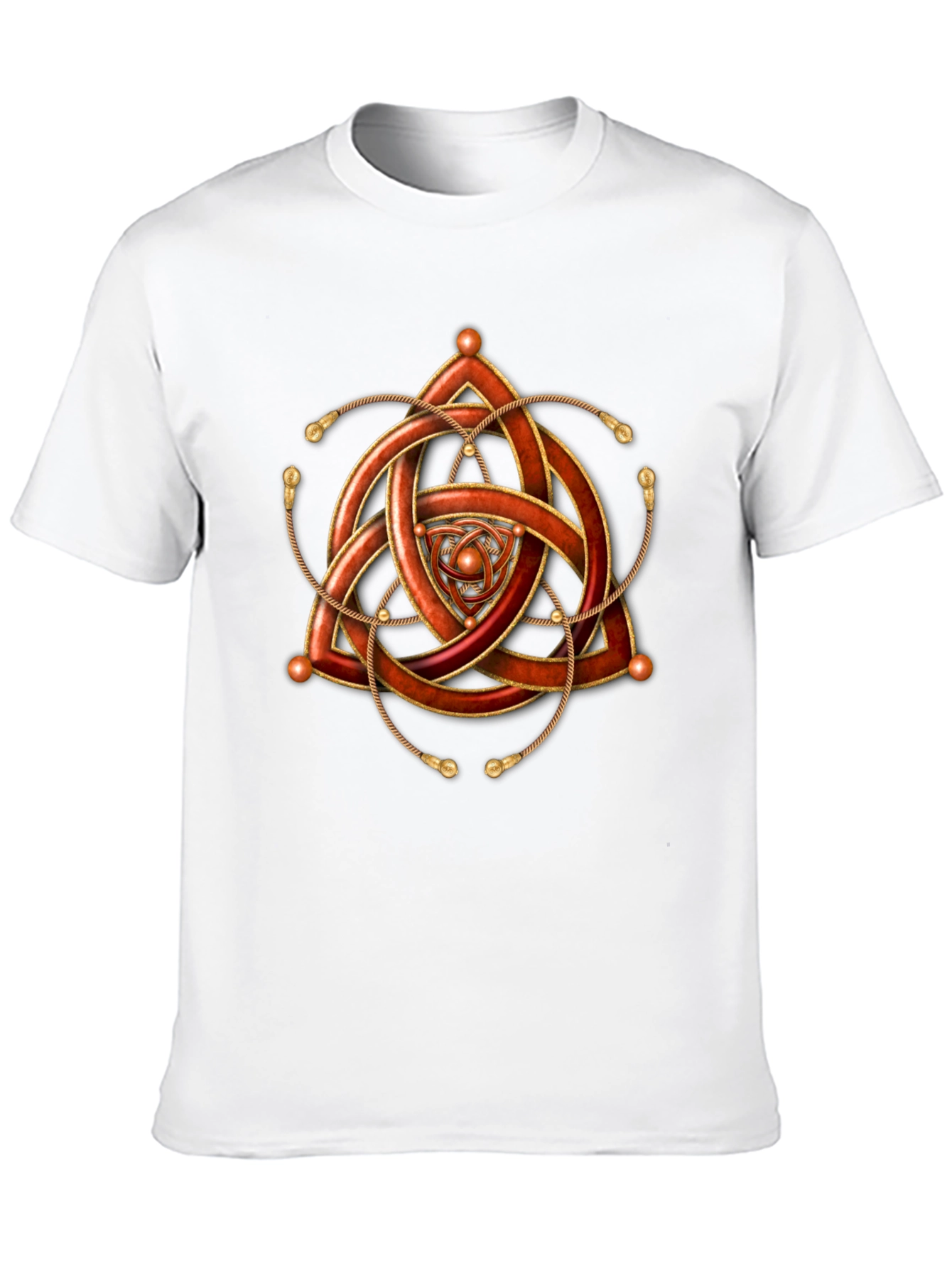 Celtic Knot Graphic Tee - Geometric Design