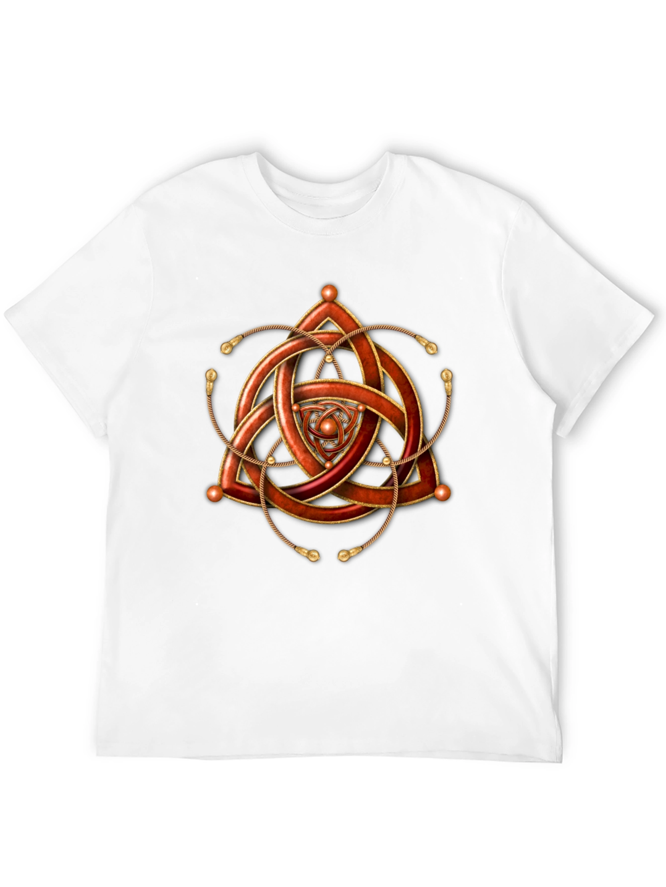 Celtic Knot Graphic Tee - Geometric Design
