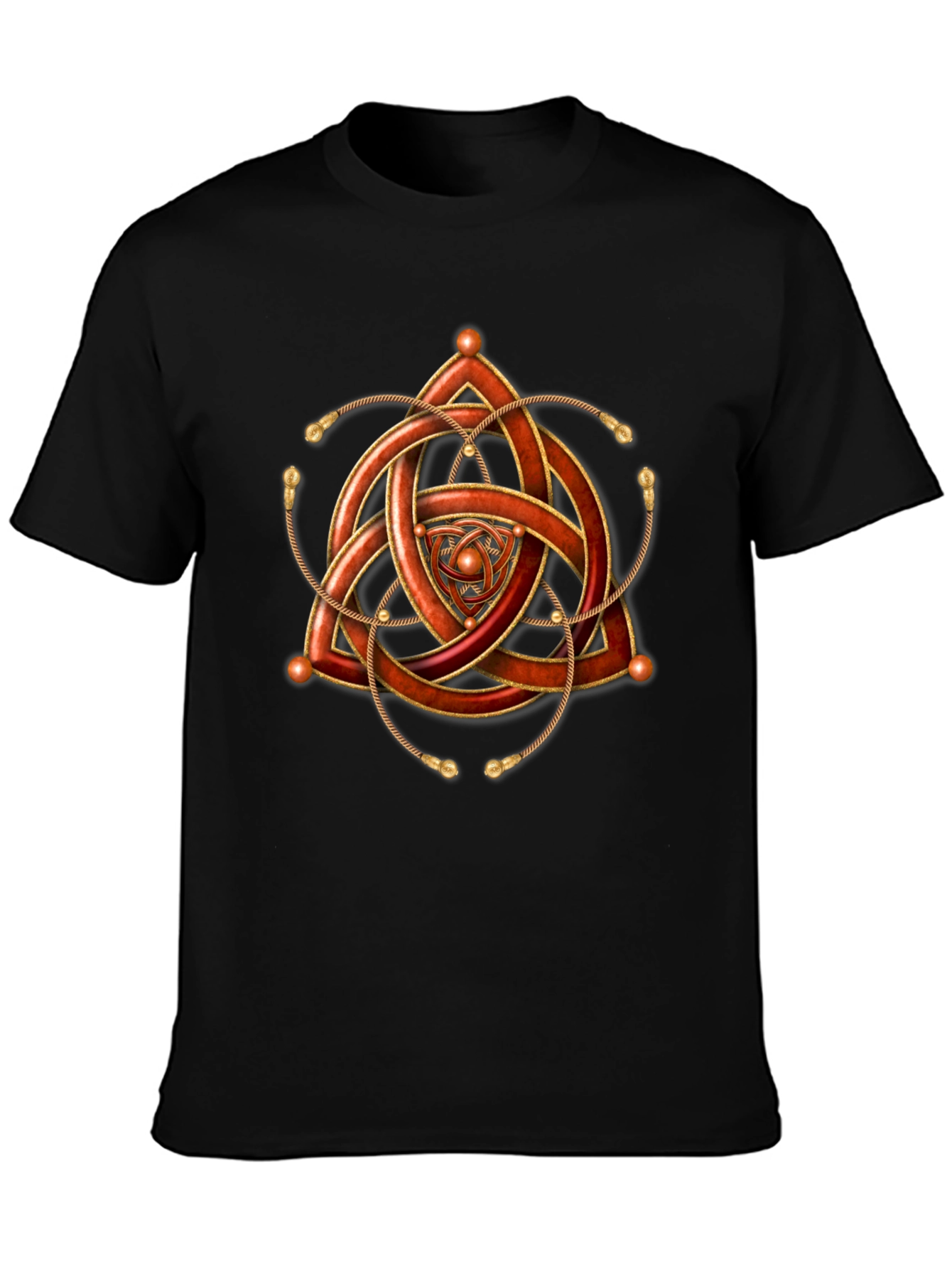 Celtic Knot Graphic Tee - Geometric Design