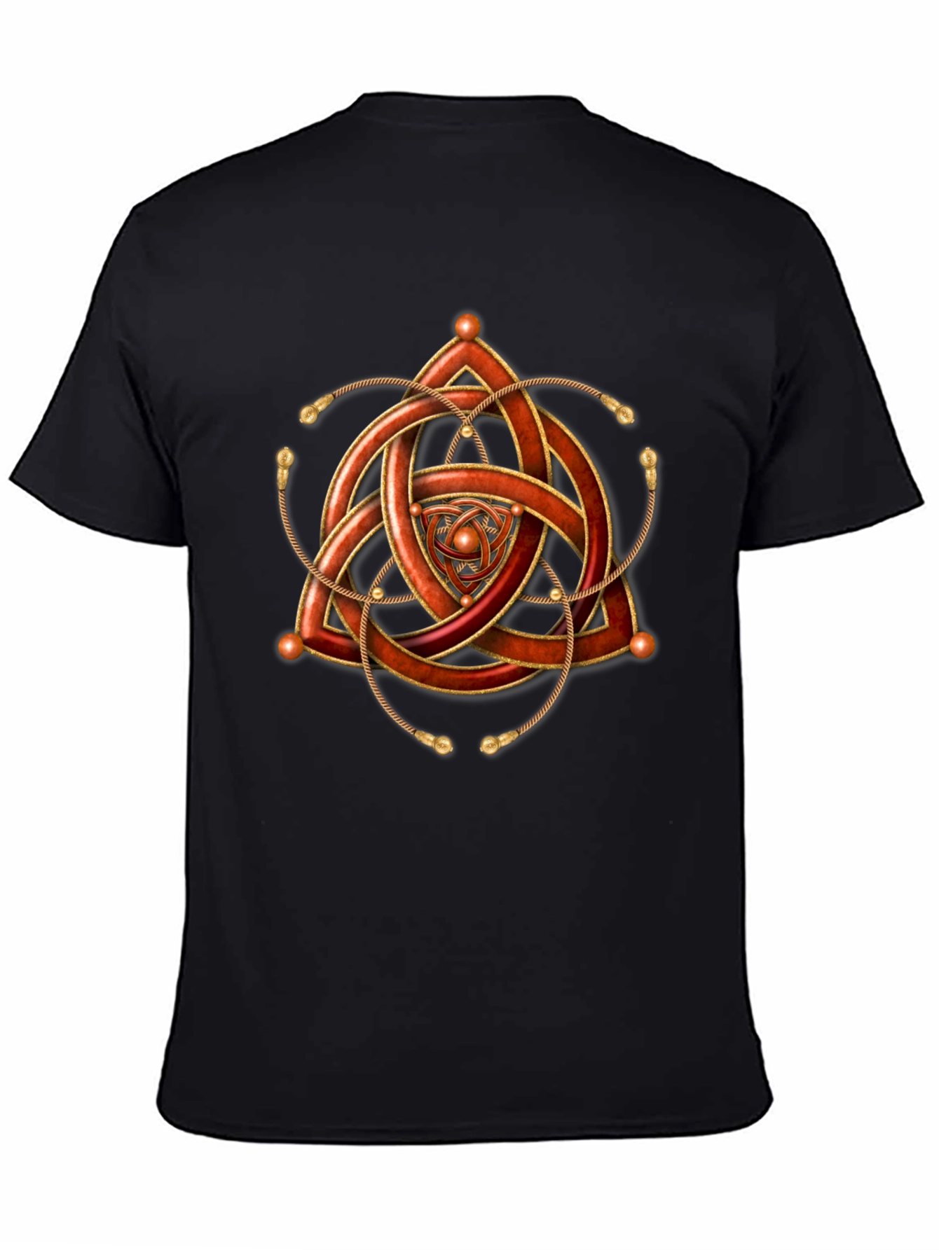 Celtic Knot Graphic Tee - Geometric Design