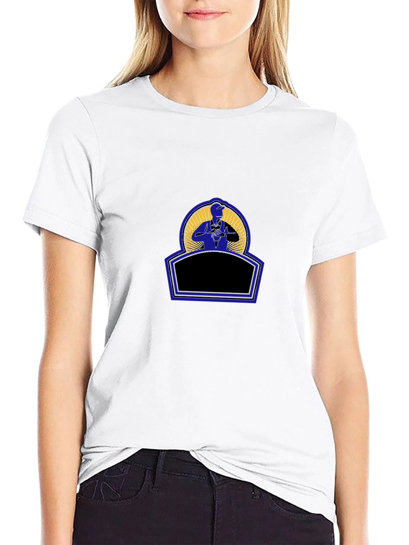 Black Graphic Tee - Welder Design