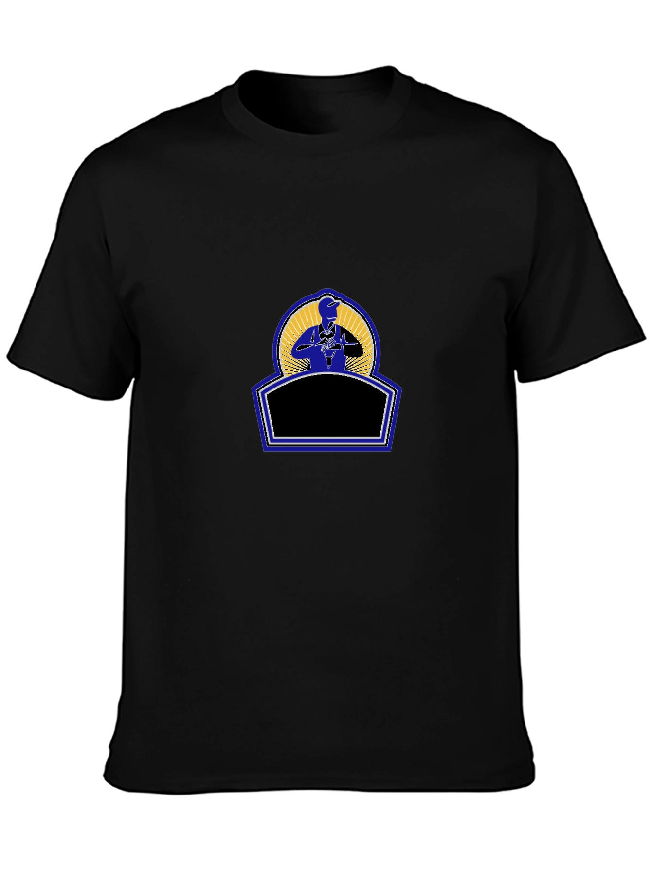 Black Graphic Tee - Welder Design