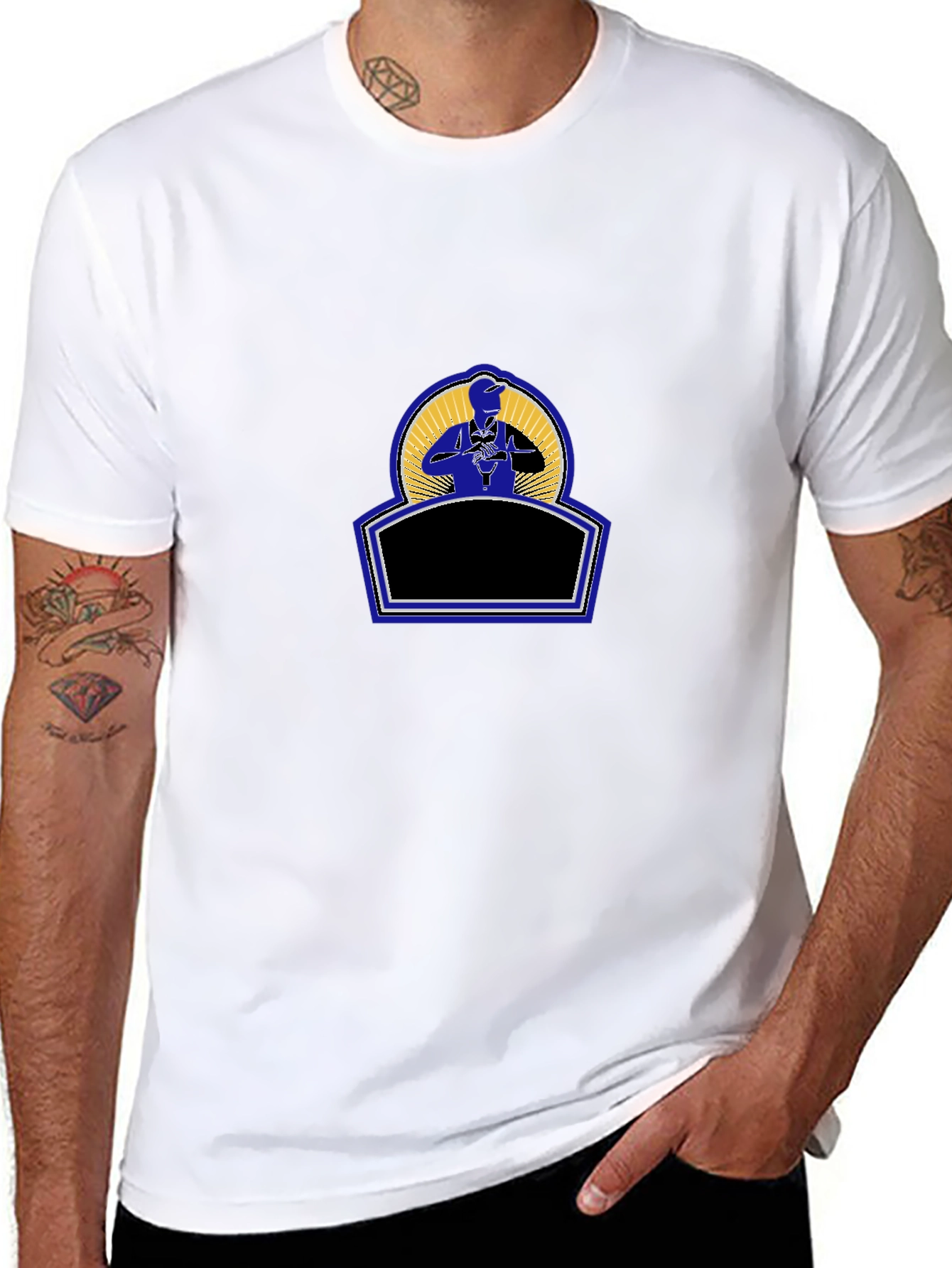 Black Graphic Tee - Welder Design