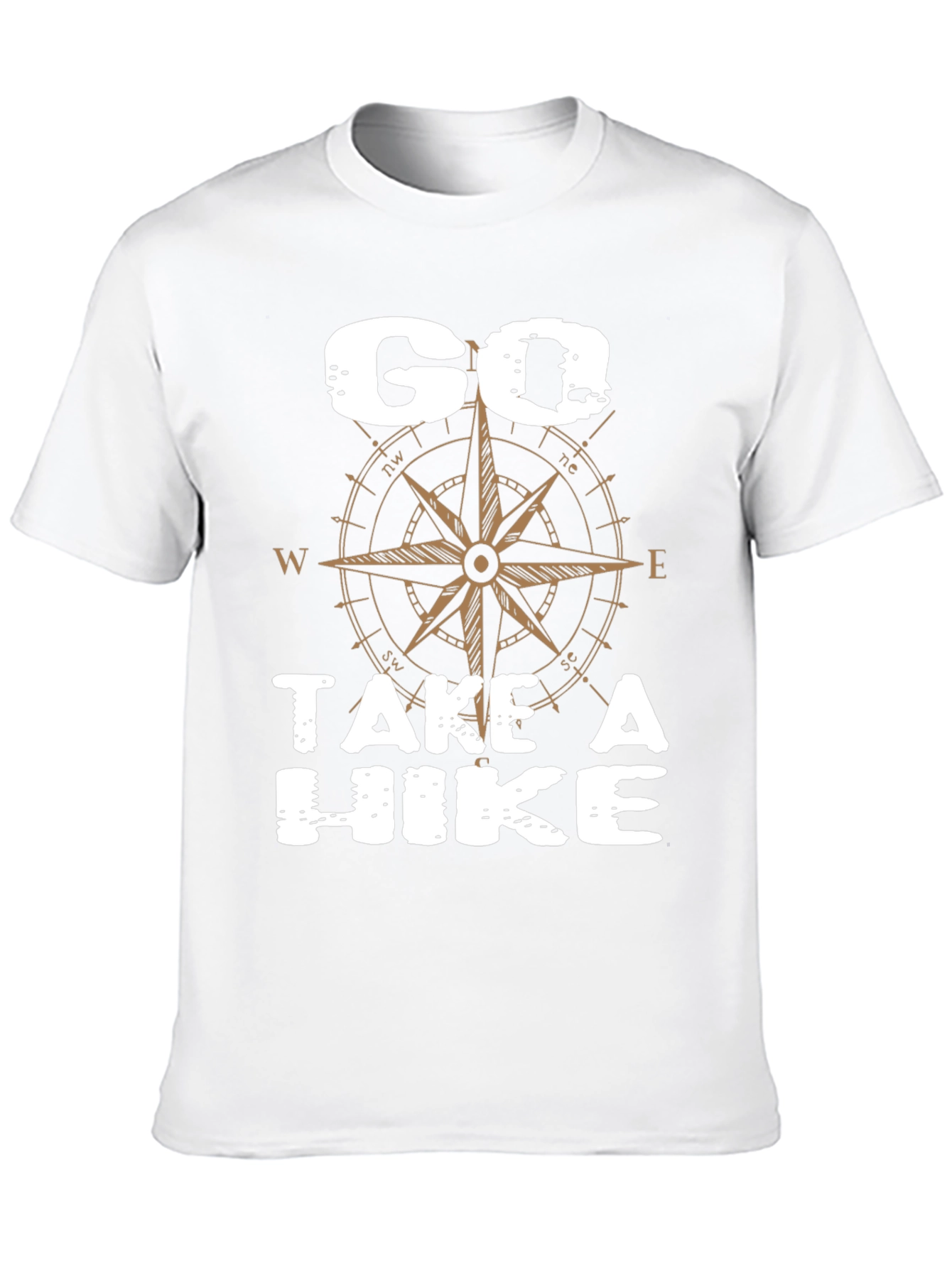 Go Take a Hike Compass Graphic T-Shirt