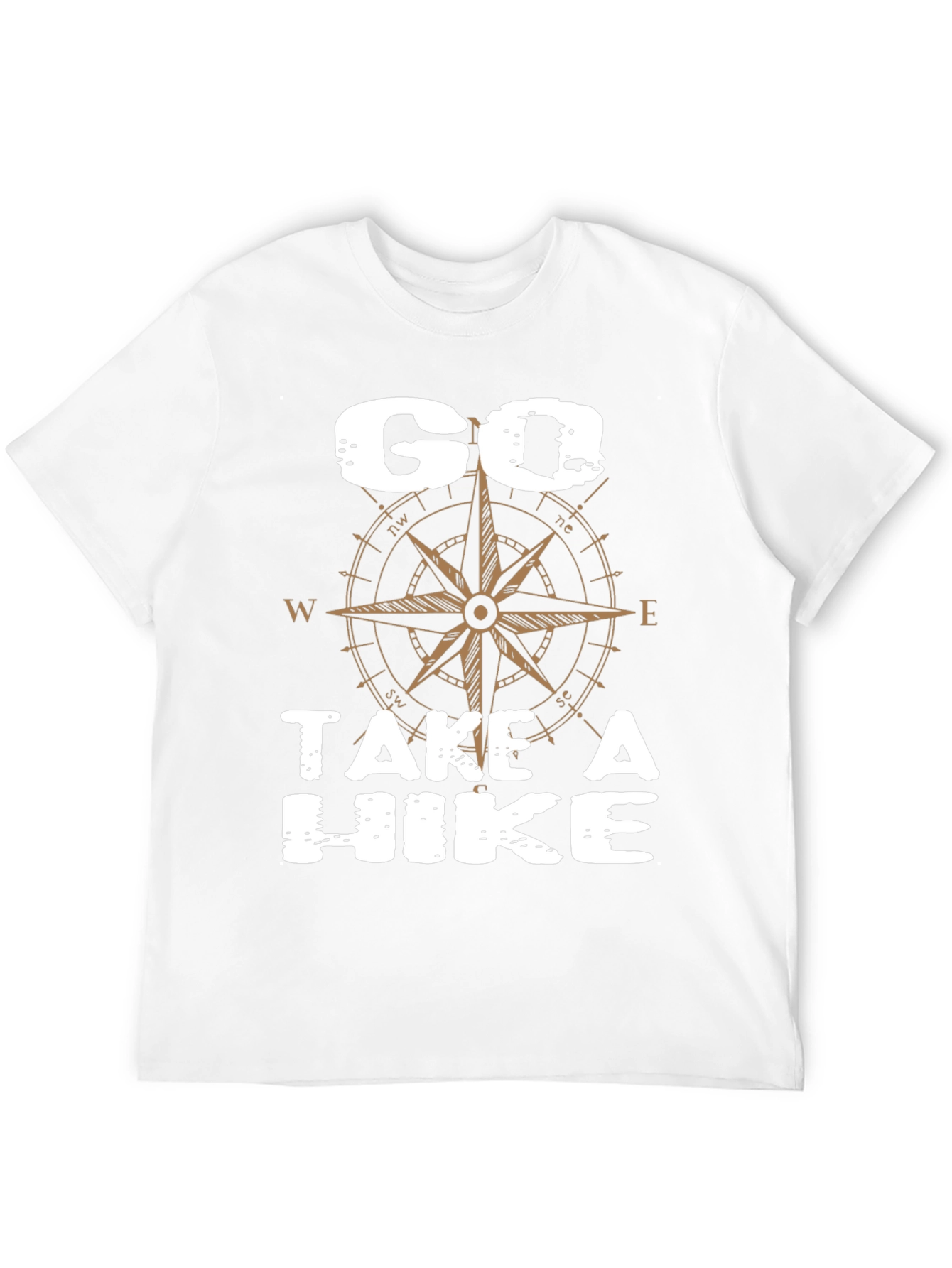Go Take a Hike Compass Graphic T-Shirt