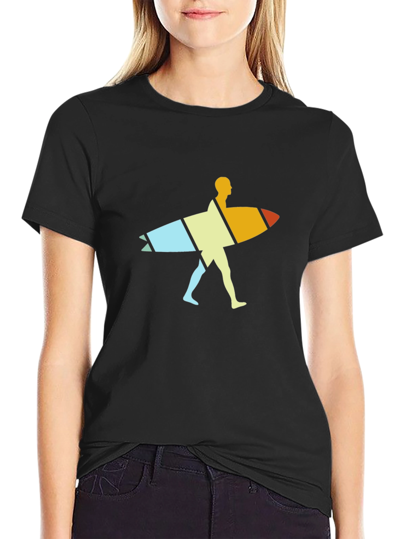 Retro Surfer Graphic T-Shirt