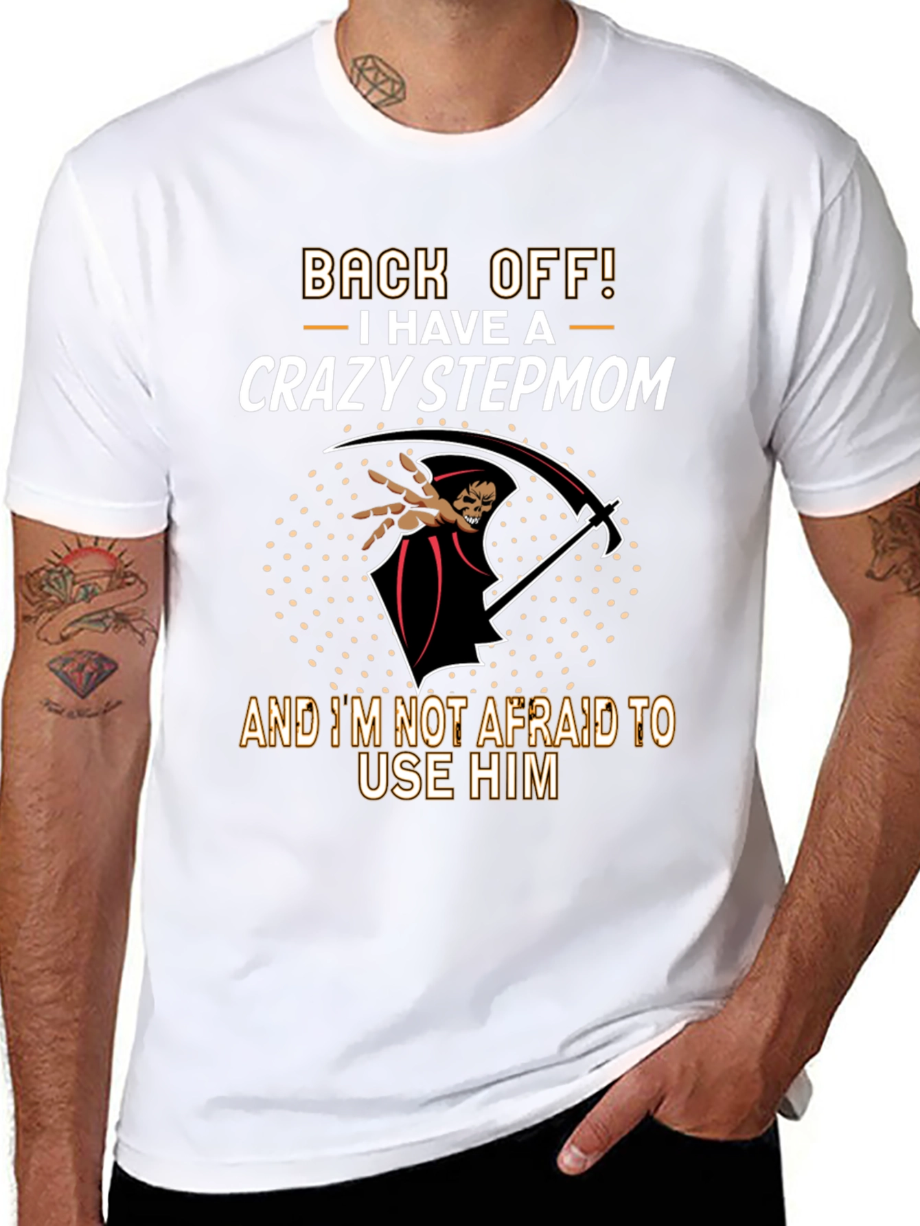 Crazy Stepmom Graphic T-Shirt