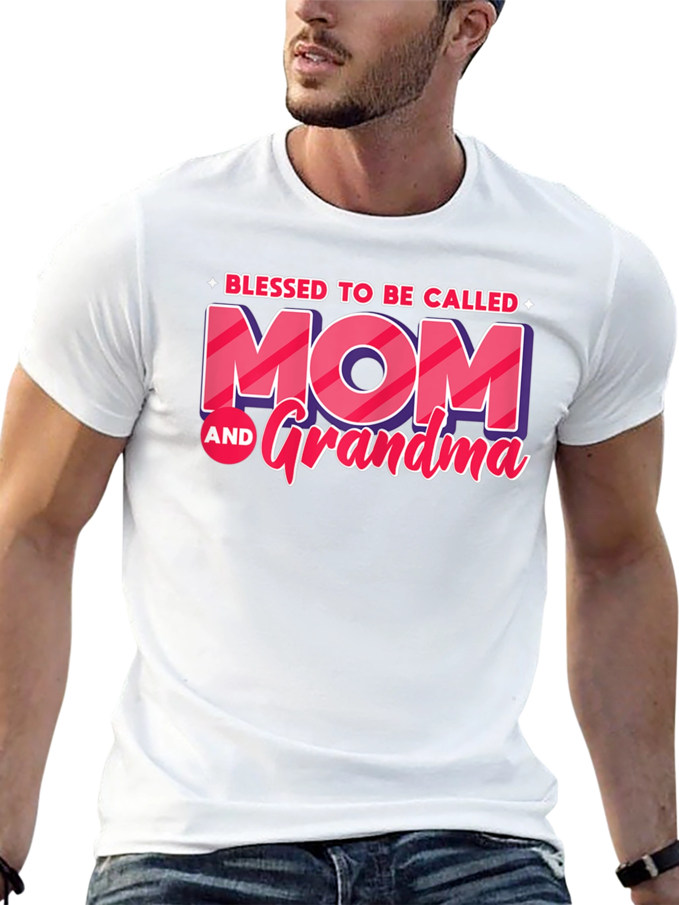 Blessed Mom and Grandma Graphic T-Shirt