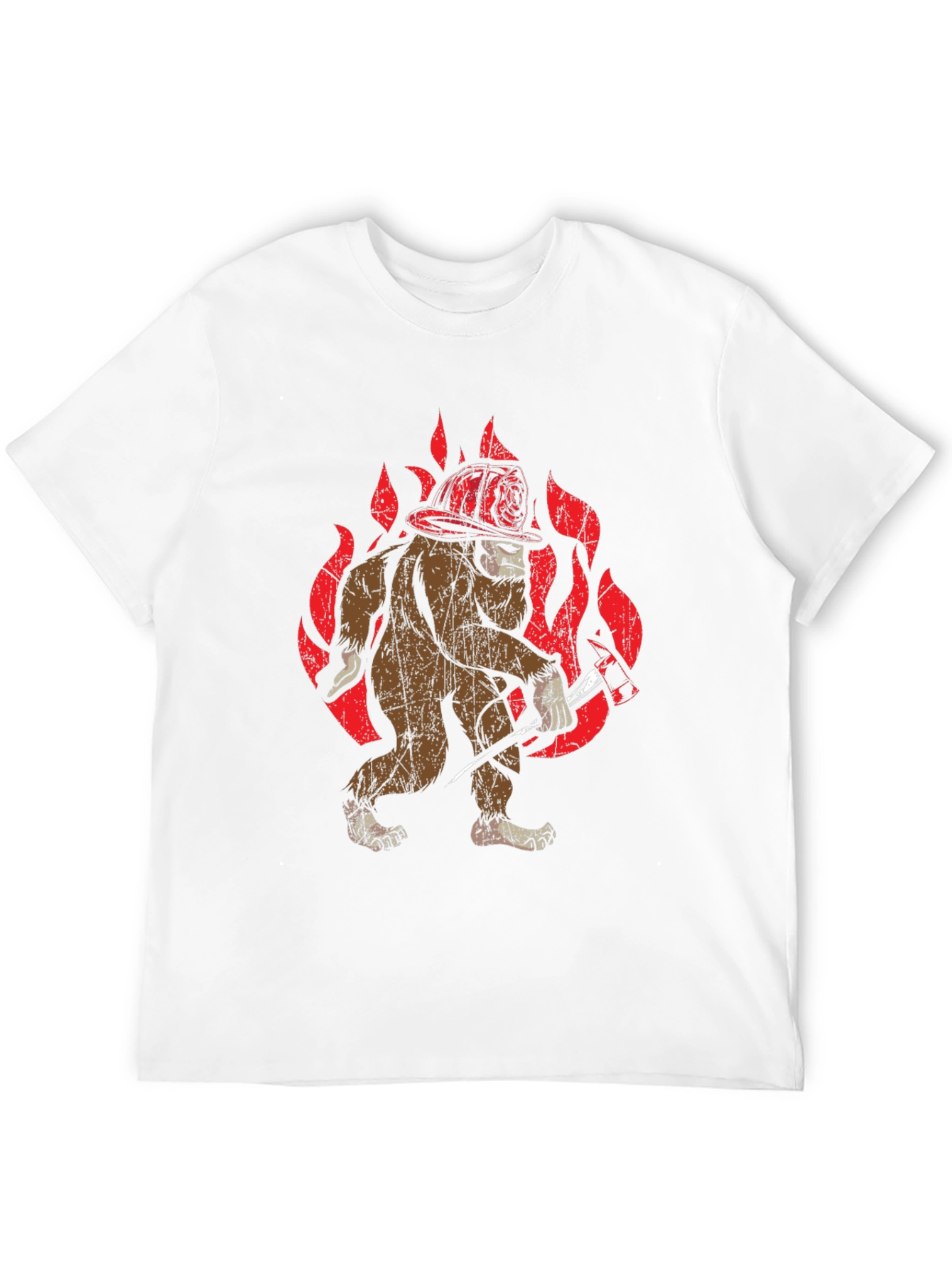 Bigfoot Firefighter T-Shirt
