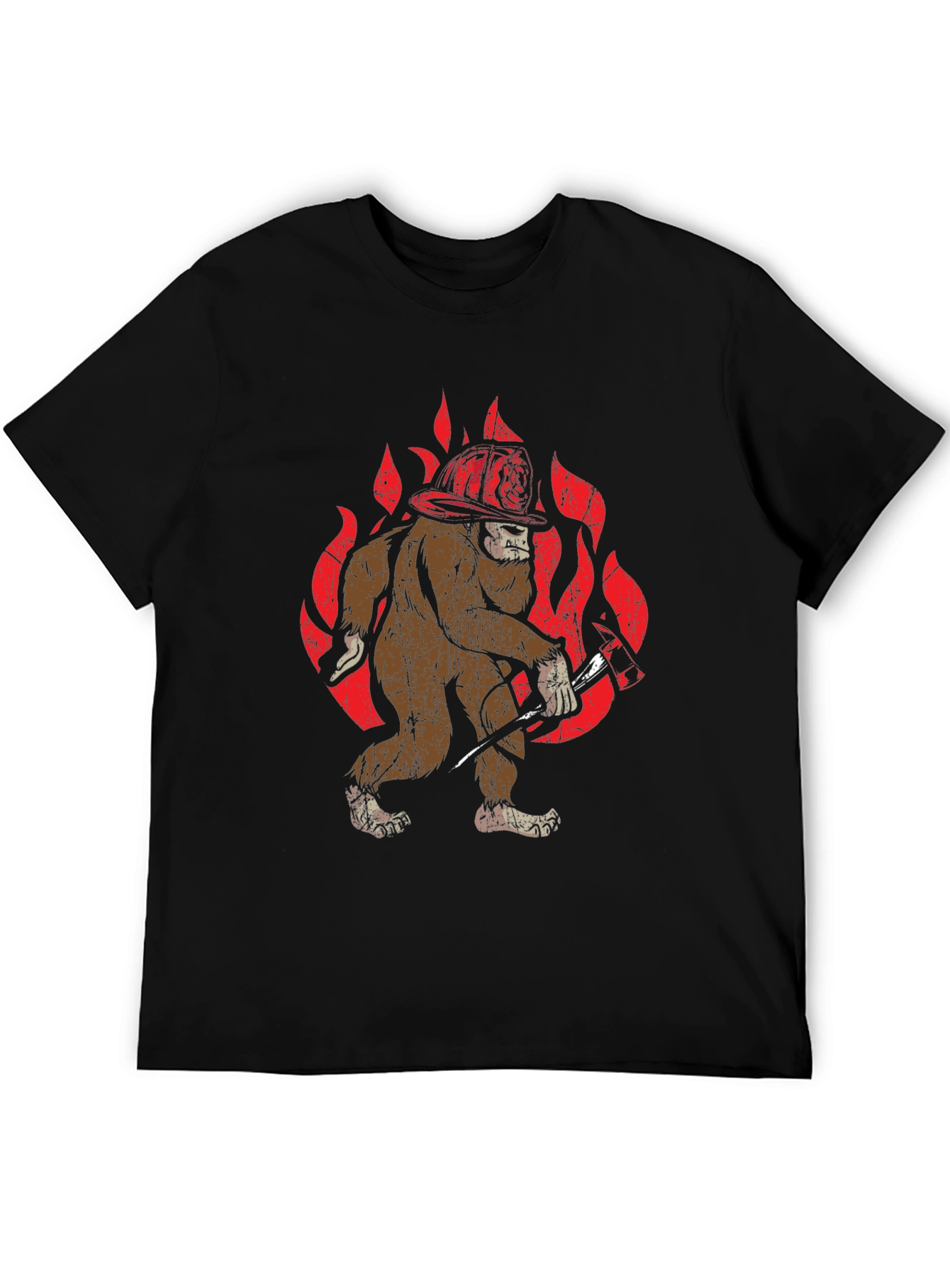 Bigfoot Firefighter T-Shirt