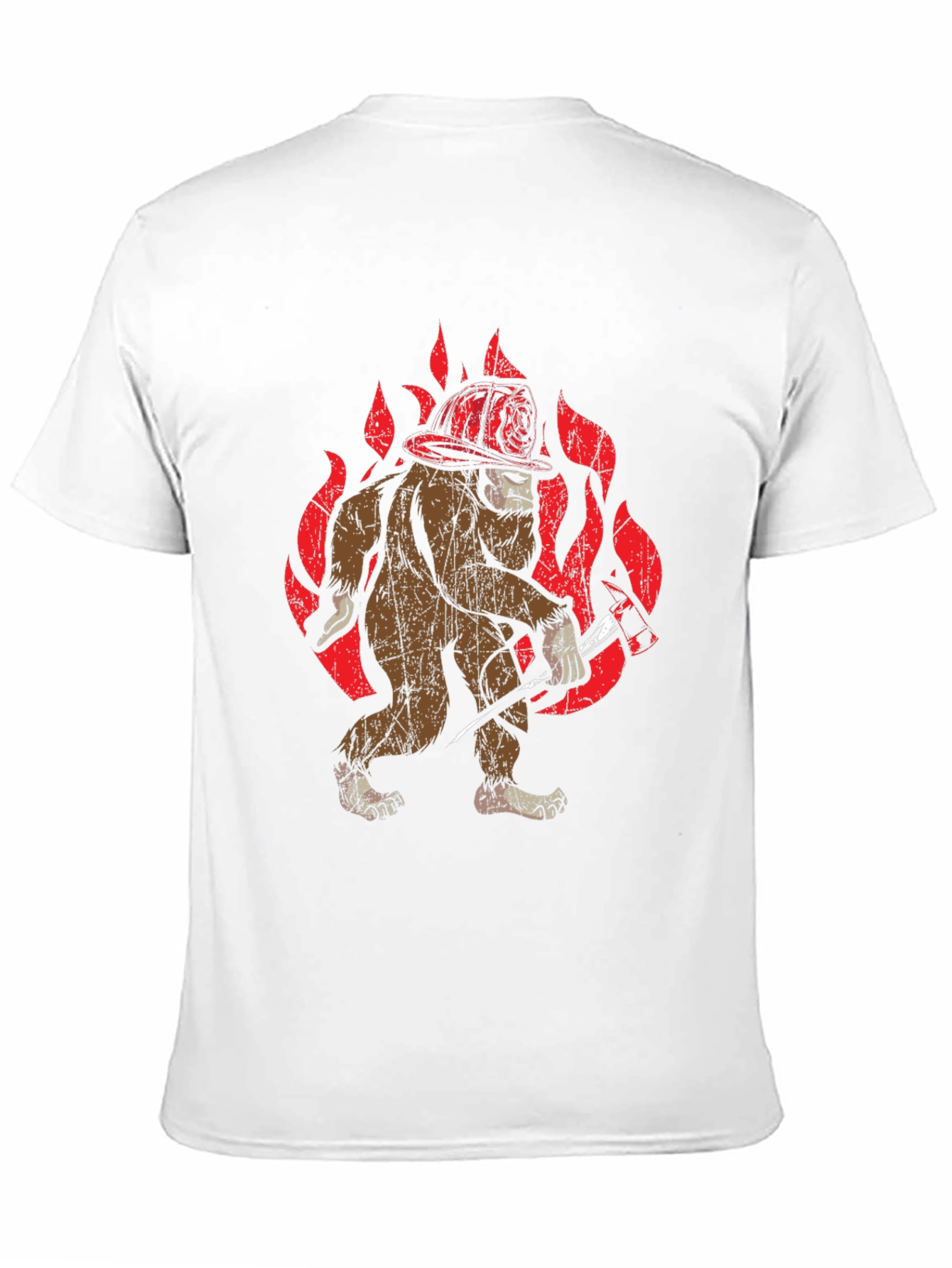 Bigfoot Firefighter T-Shirt