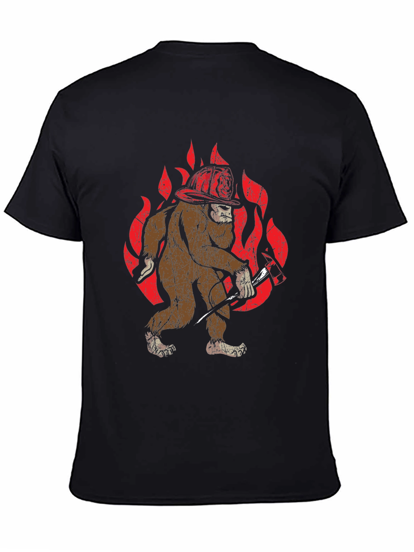 Bigfoot Firefighter T-Shirt