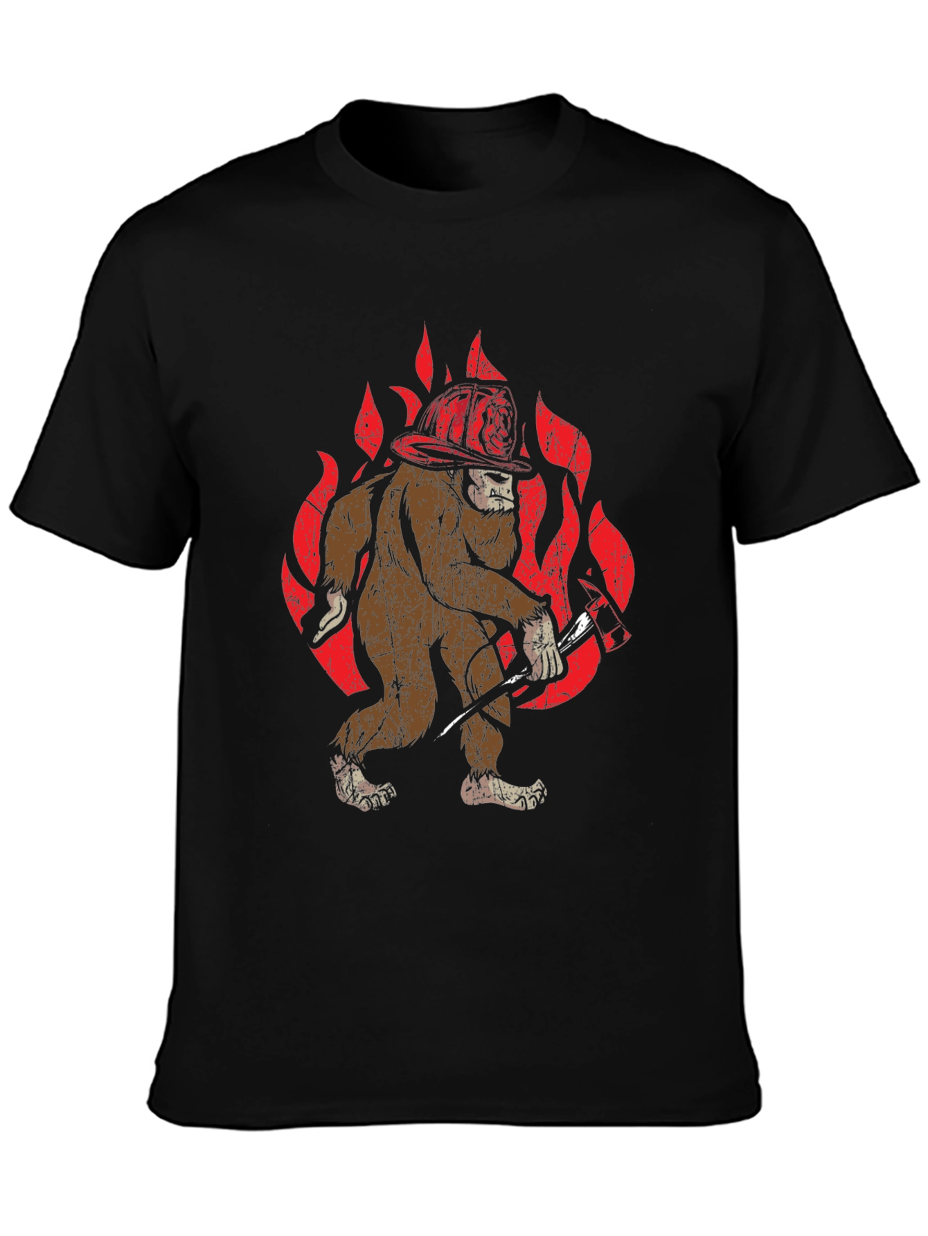 Bigfoot Firefighter T-Shirt