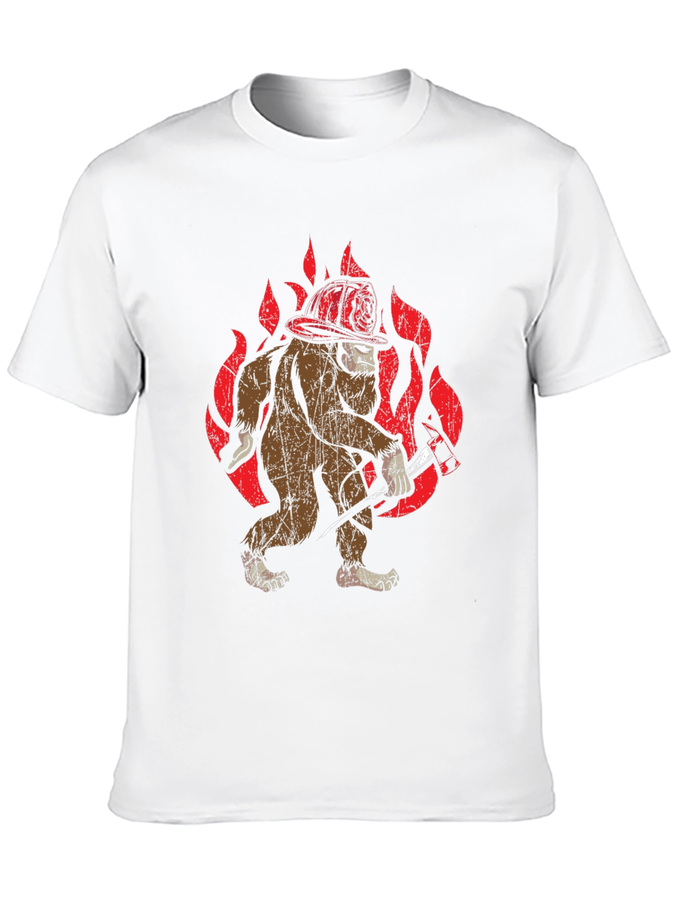 Bigfoot Firefighter T-Shirt